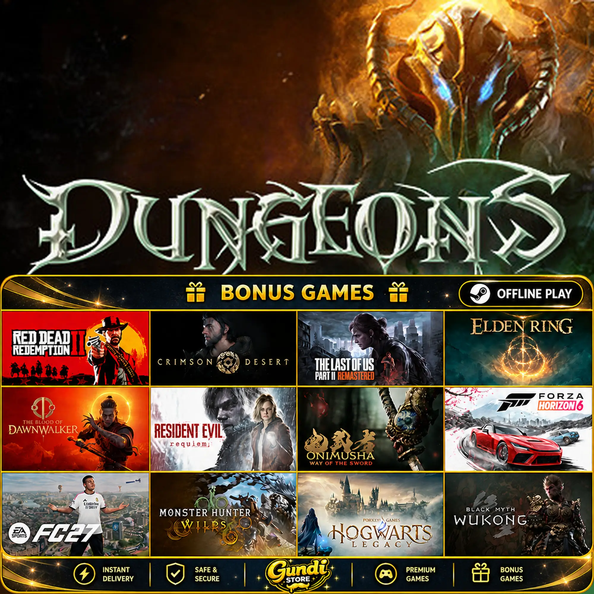 [AUTO CODE] - Dungeons + BONUS GAME