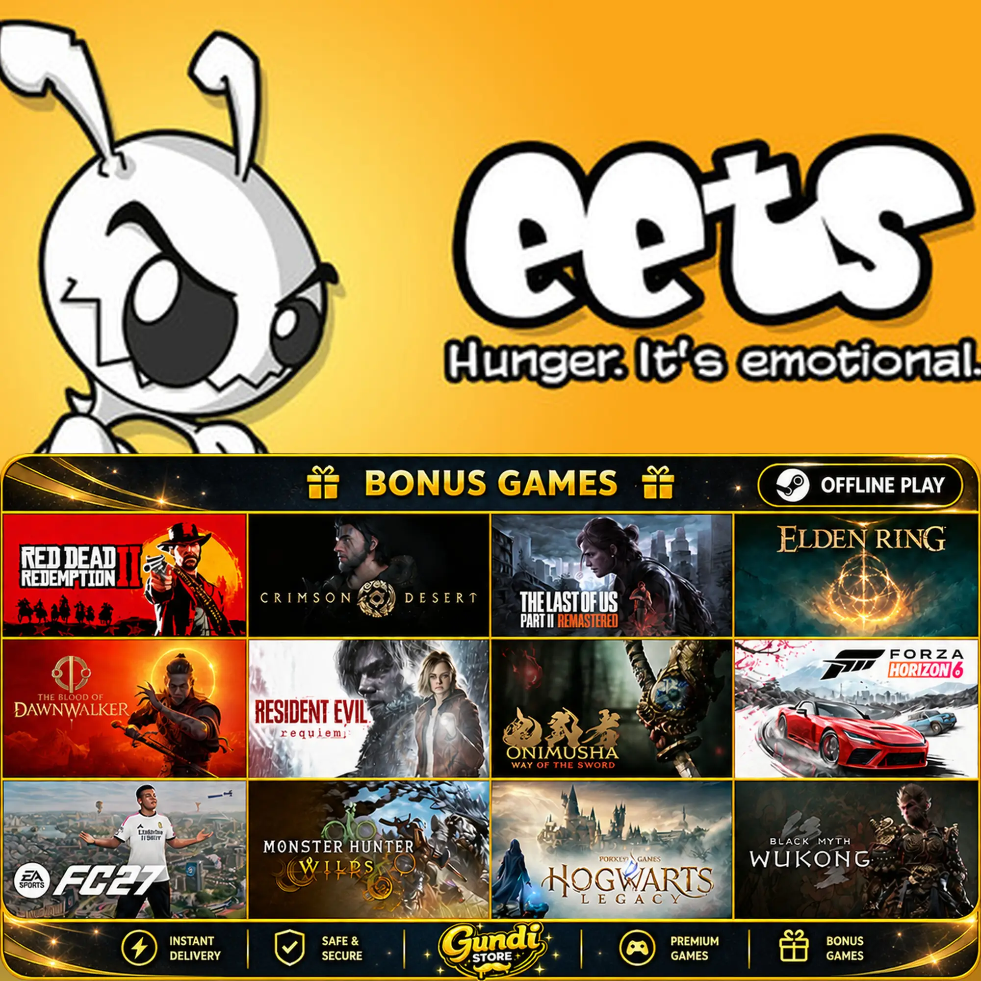 [AUTO CODE] - Eets + BONUS GAME