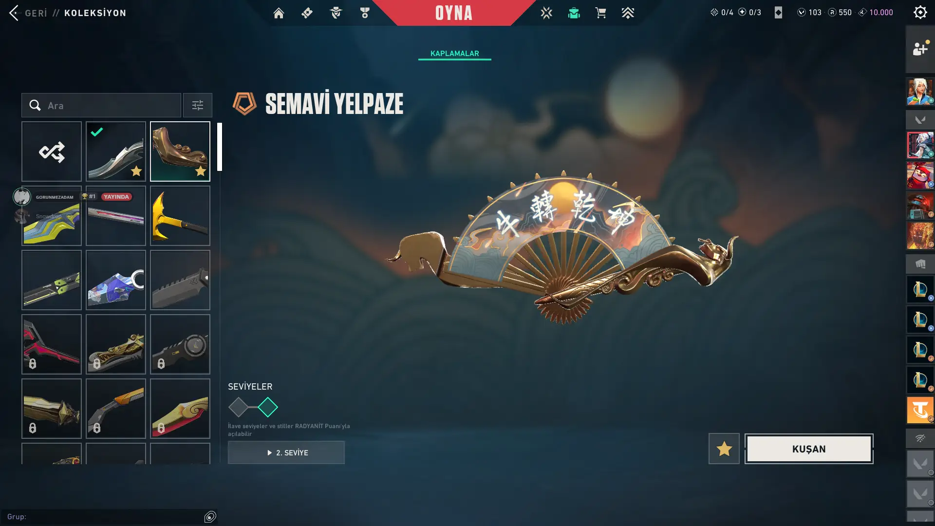 RGX Butterfly Knife Full Account | 5 S-Tier Vandals + 4 Phantoms (EU)