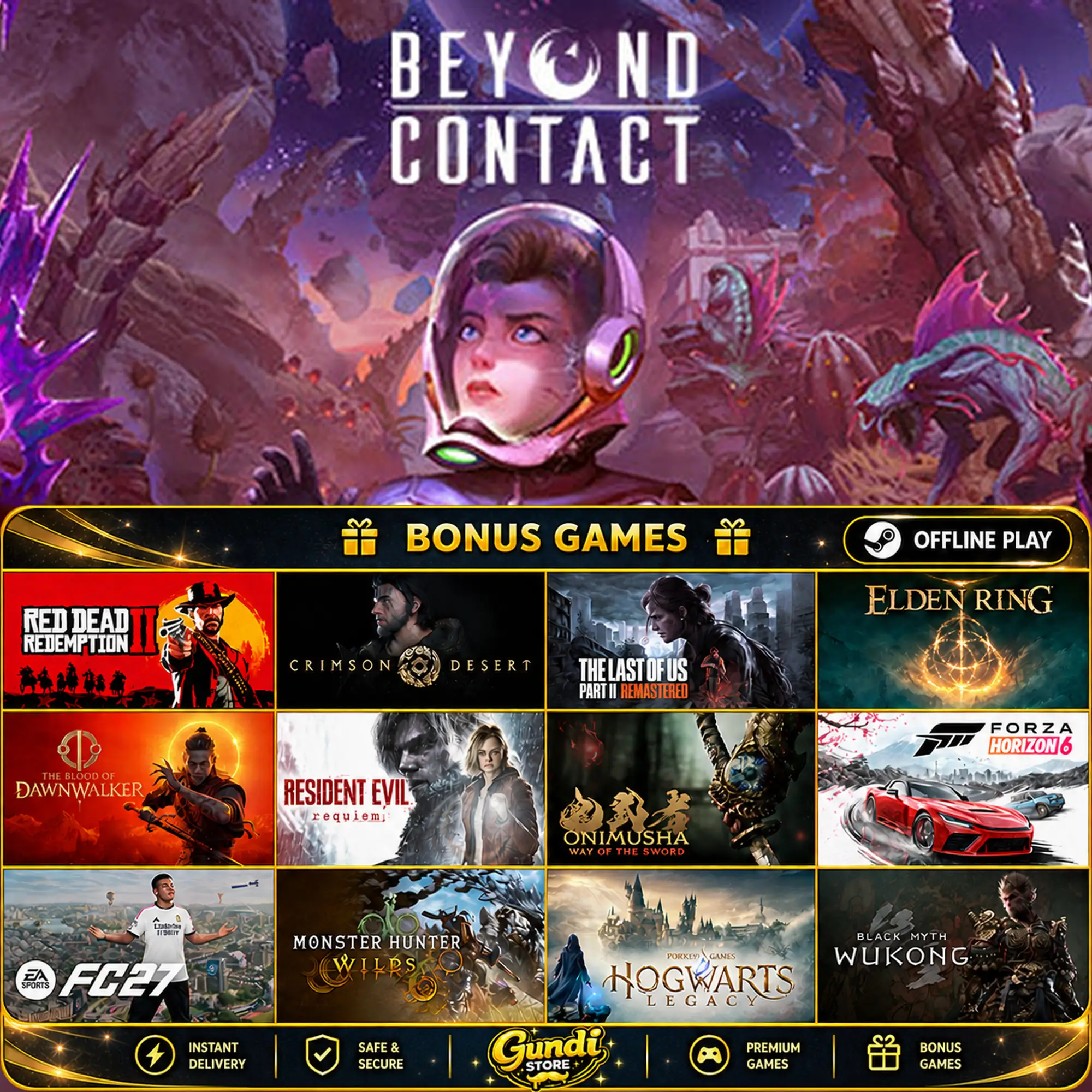 [AUTO CODE] - Beyond Contact + BONUS GAME