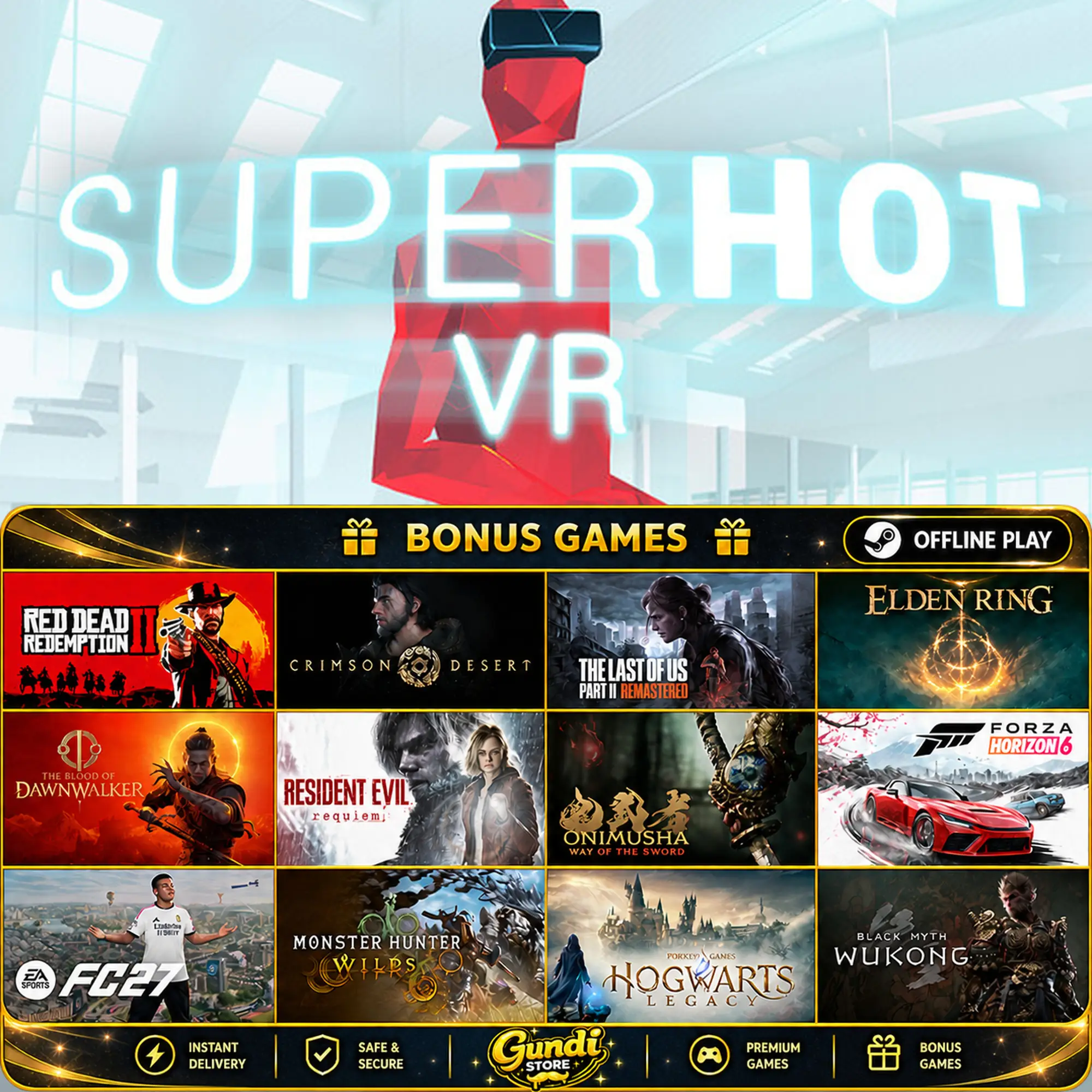 [AUTO CODE] - SUPERHOT VR + BONUS GAME