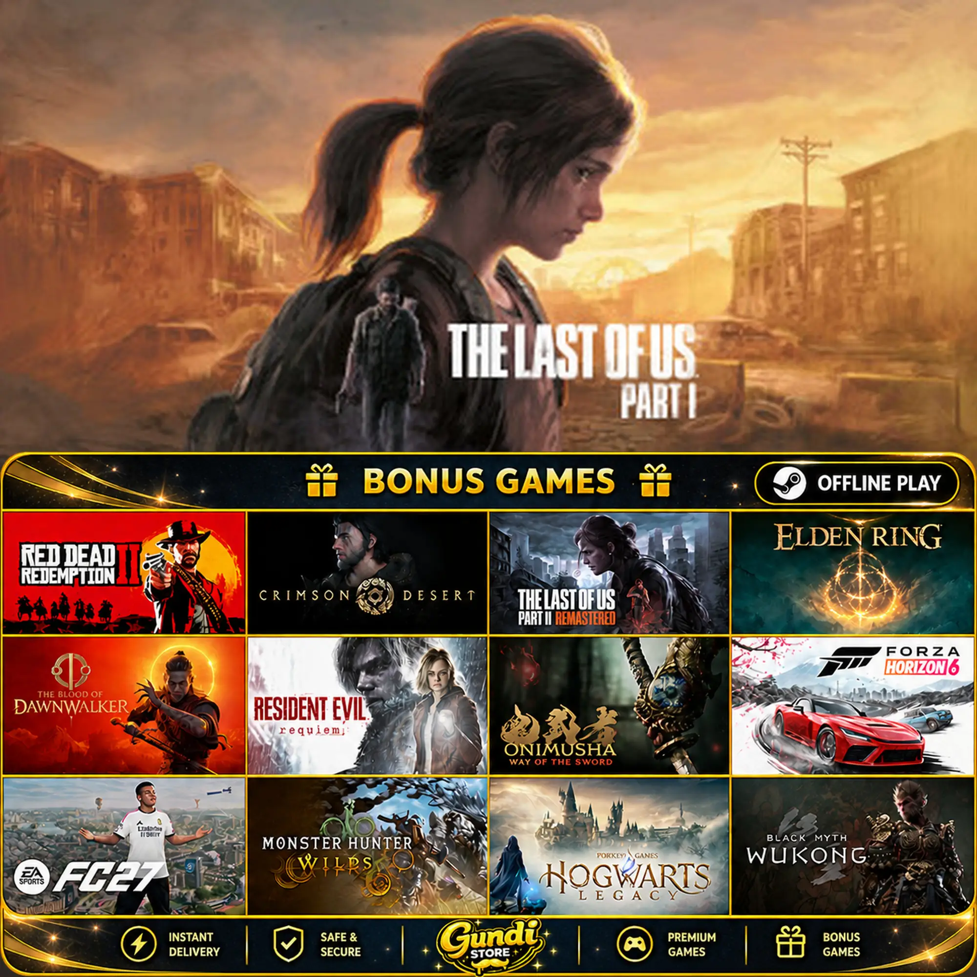 [AUTO CODE] - The Last of Us™ Part I + BONUS GAME