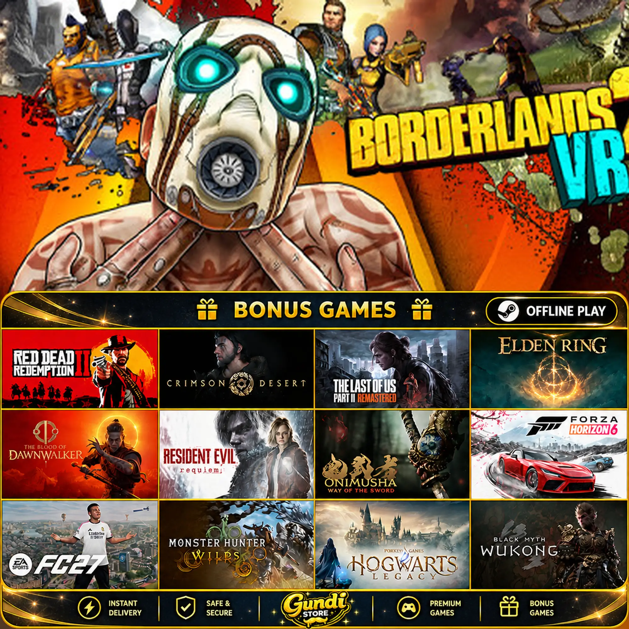 [AUTO CODE] - Borderlands 2 VR + BONUS GAME