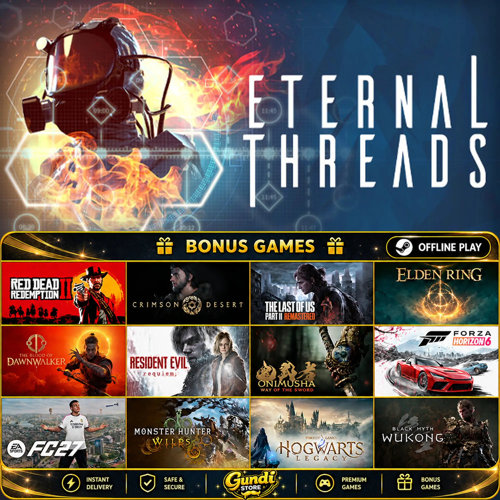 [AUTO CODE] - Eternal Threads + BONUS GAME