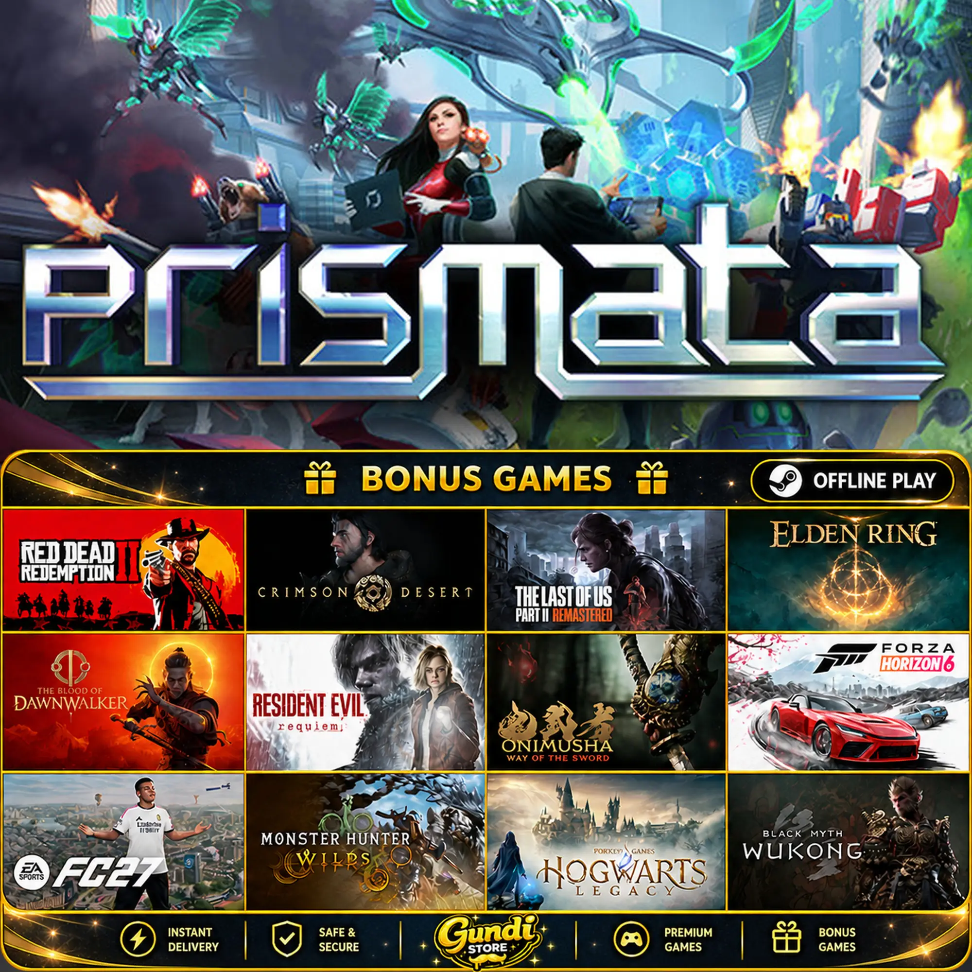 [AUTO CODE] - Prismata + BONUS GAME