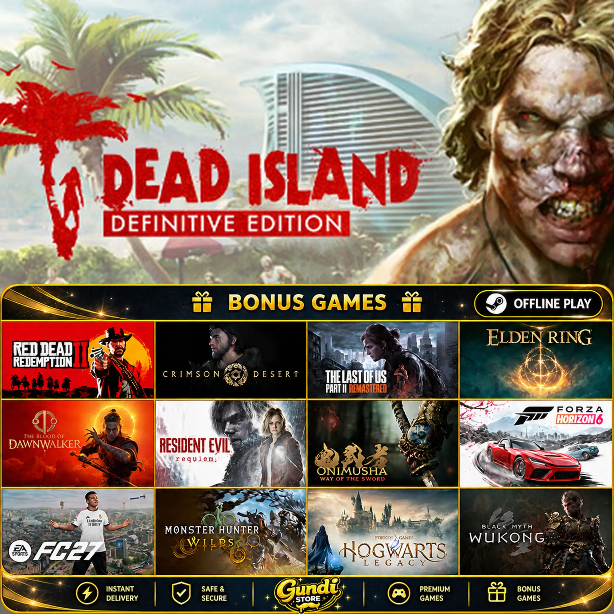 [AUTO CODE] - Dead Island Definitive Edition + BONUS GAME