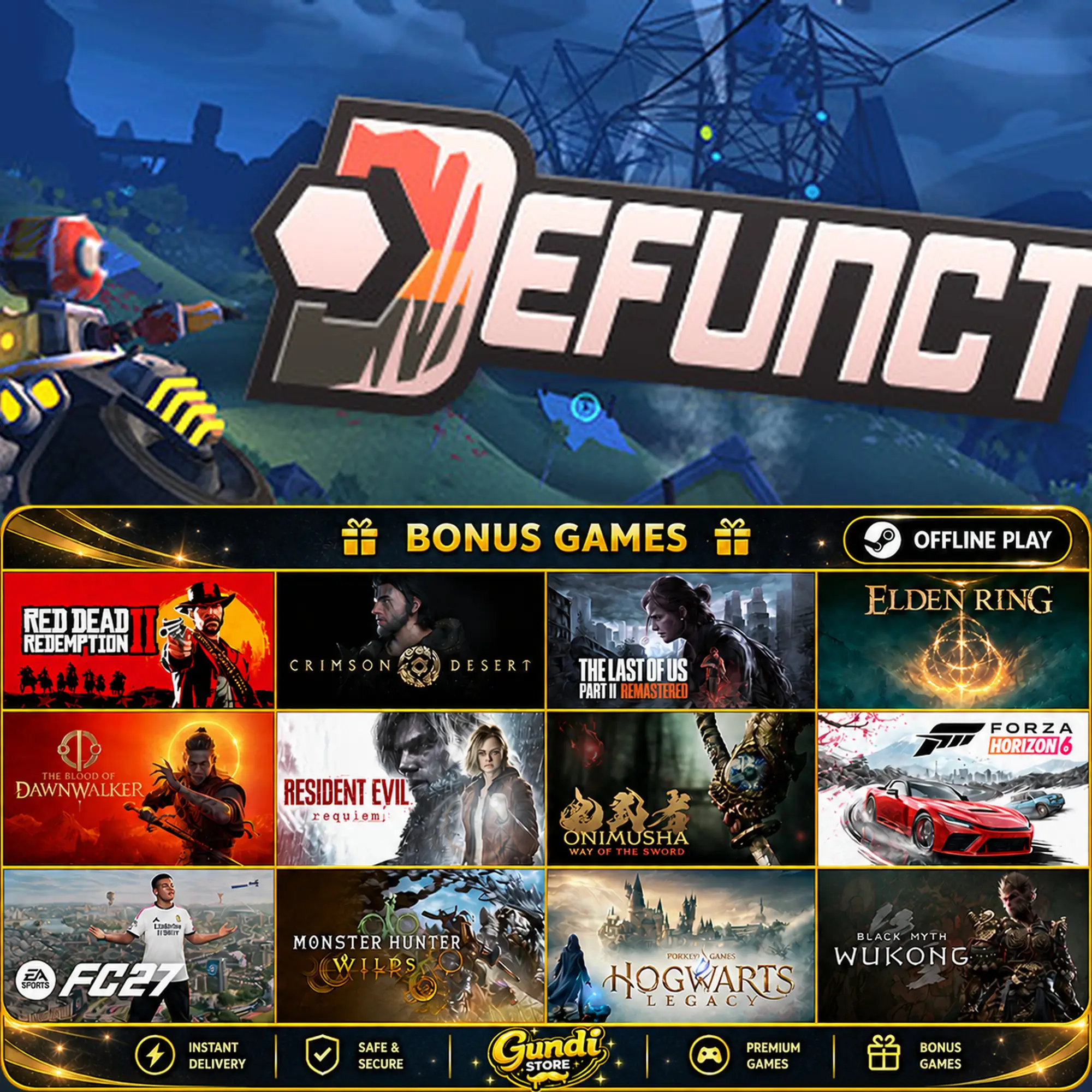 [AUTO CODE] - Defunct + BONUS GAME