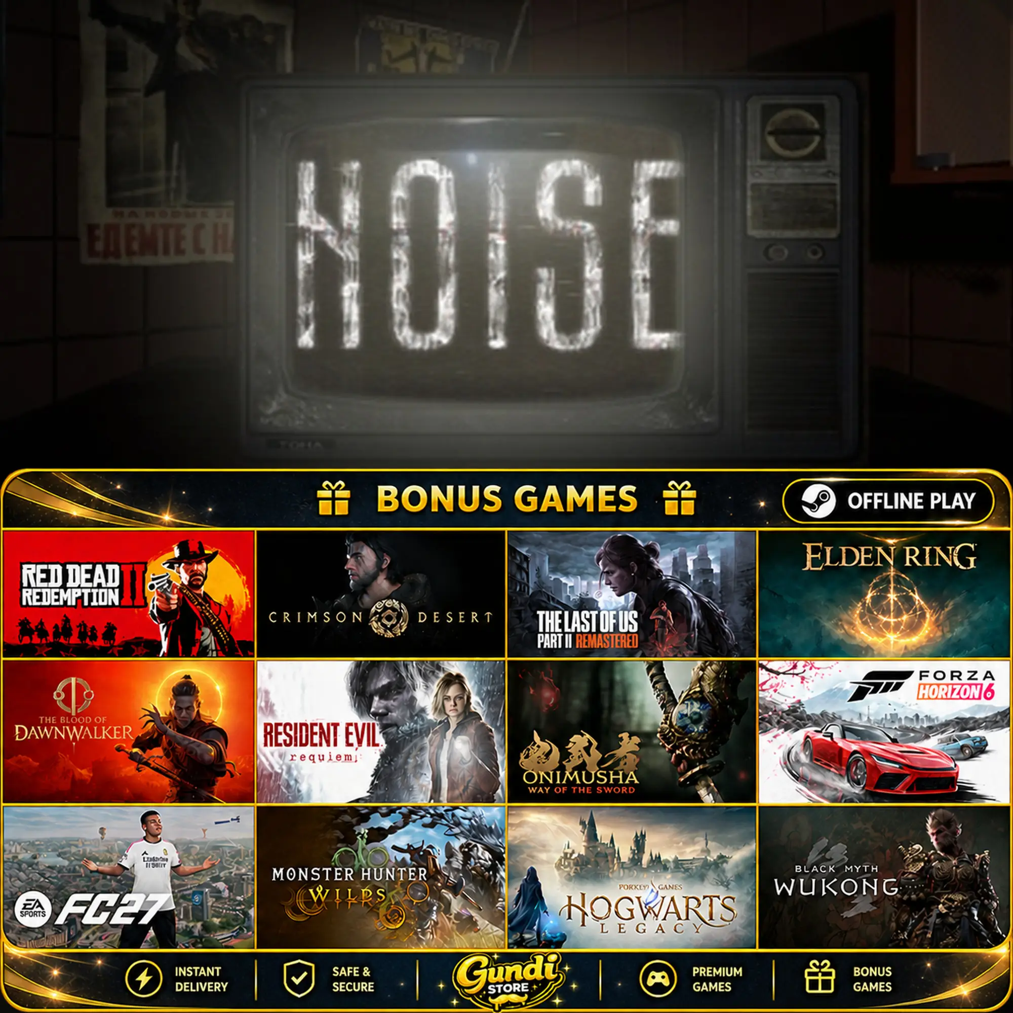 [AUTO CODE] - Noise + BONUS GAME