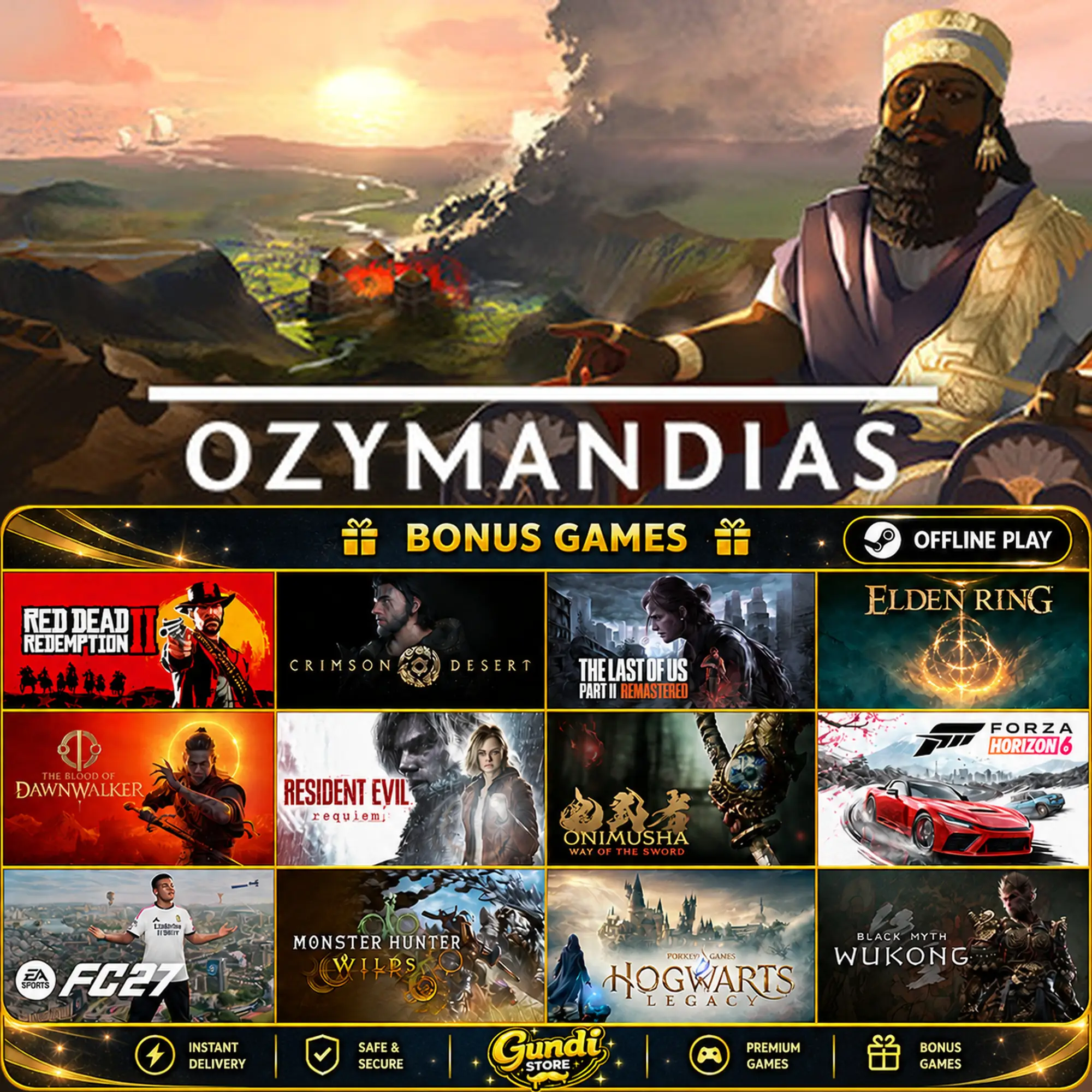 [AUTO CODE] - Ozymandias + BONUS GAME