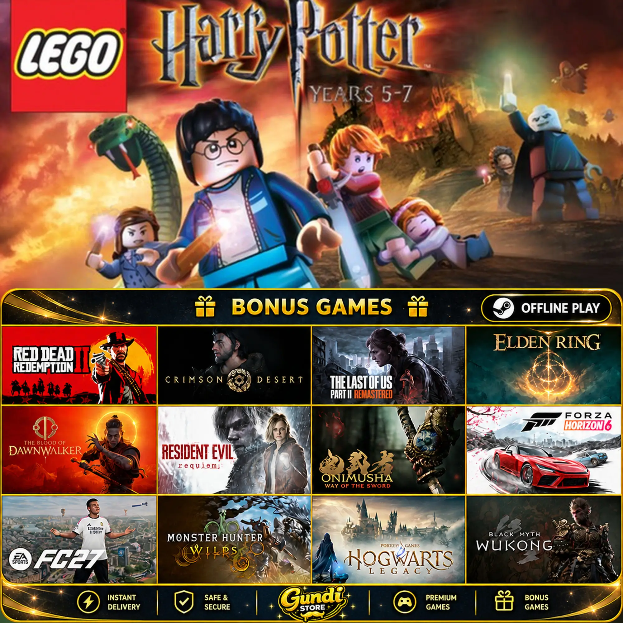 [AUTO CODE] - LEGO Harry Potter_ Years 5-7 + BONUS GAME