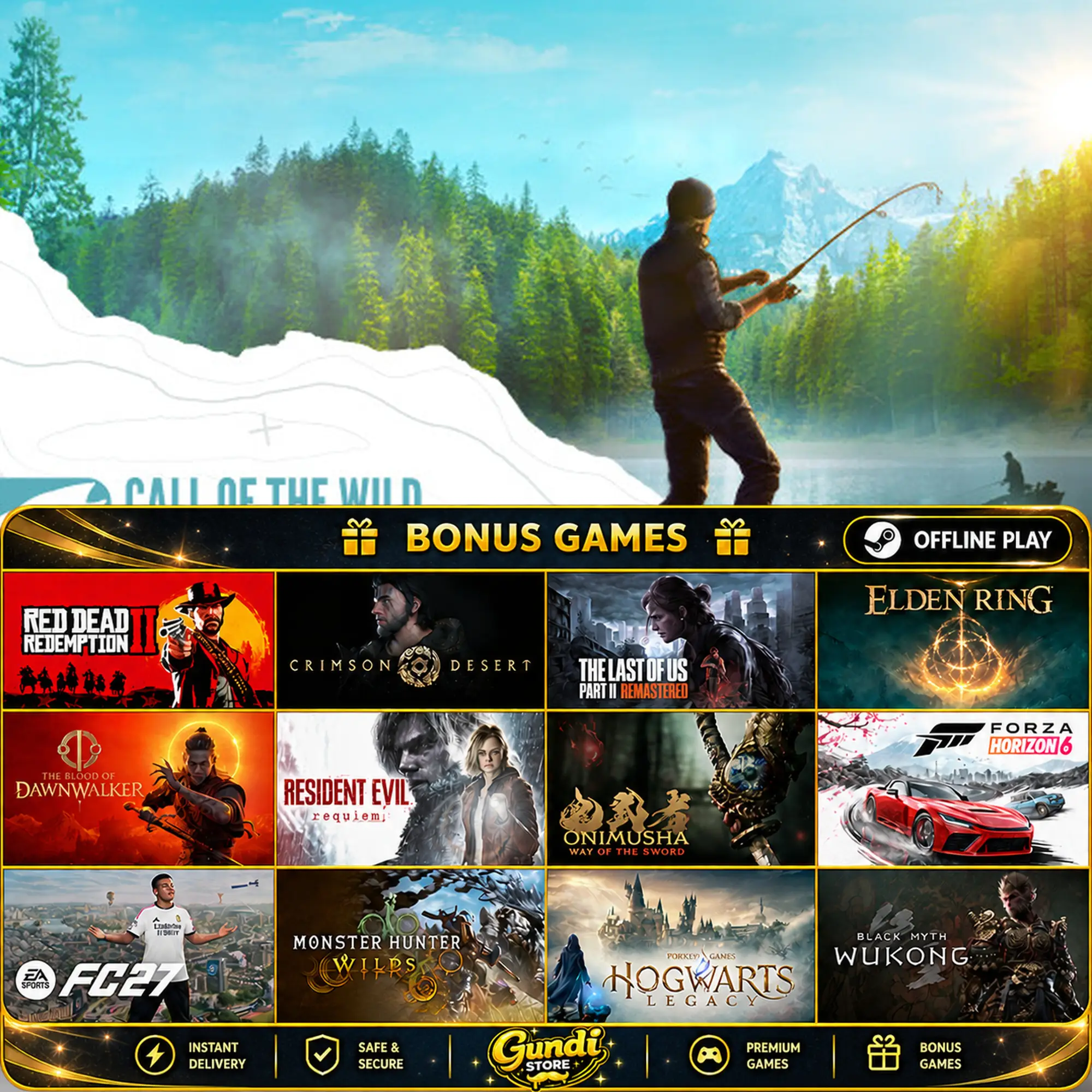[AUTO CODE] - Call of the Wild_ The Angler™ + BONUS GAME