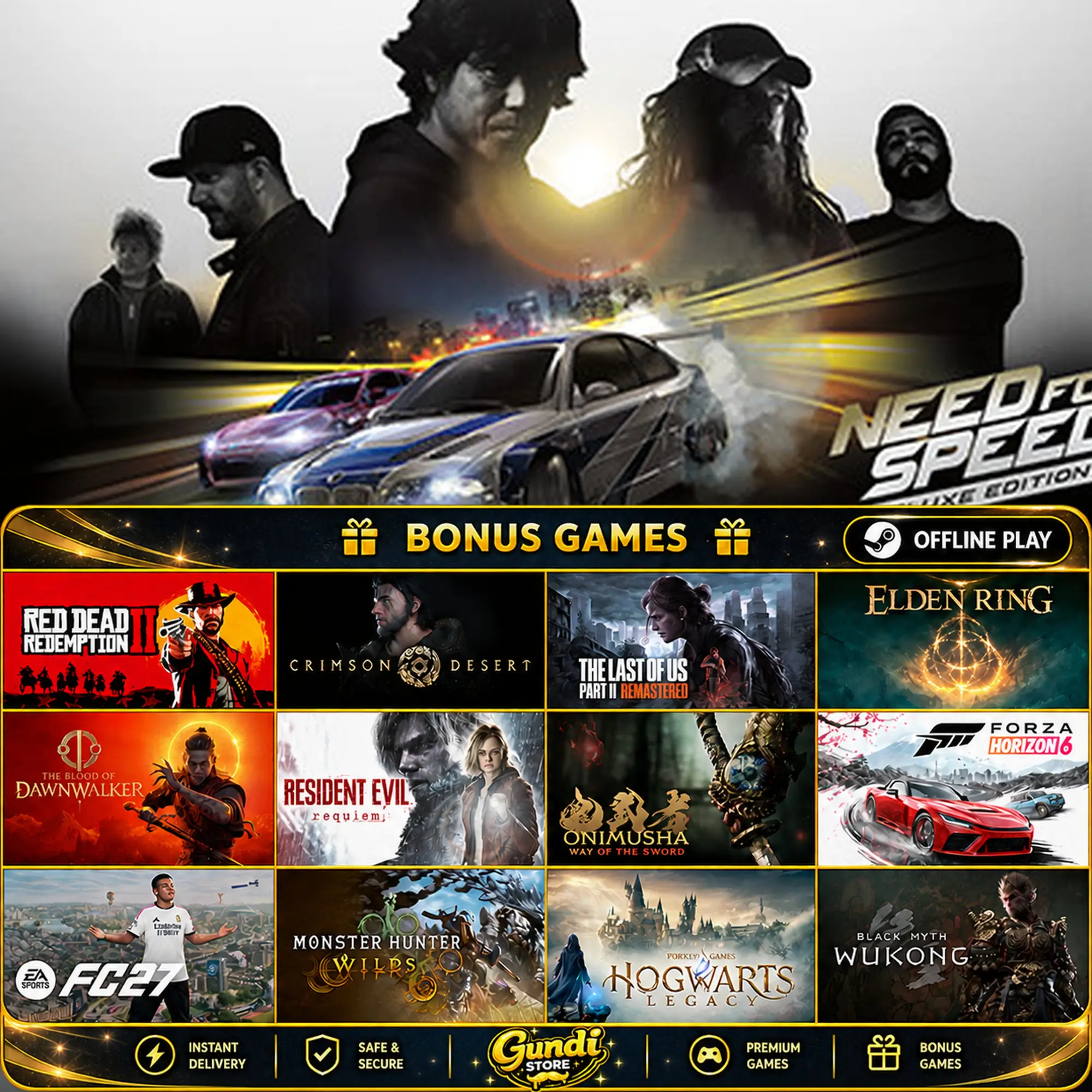 [AUTO CODE] - Need for Speed + BONUS GAME