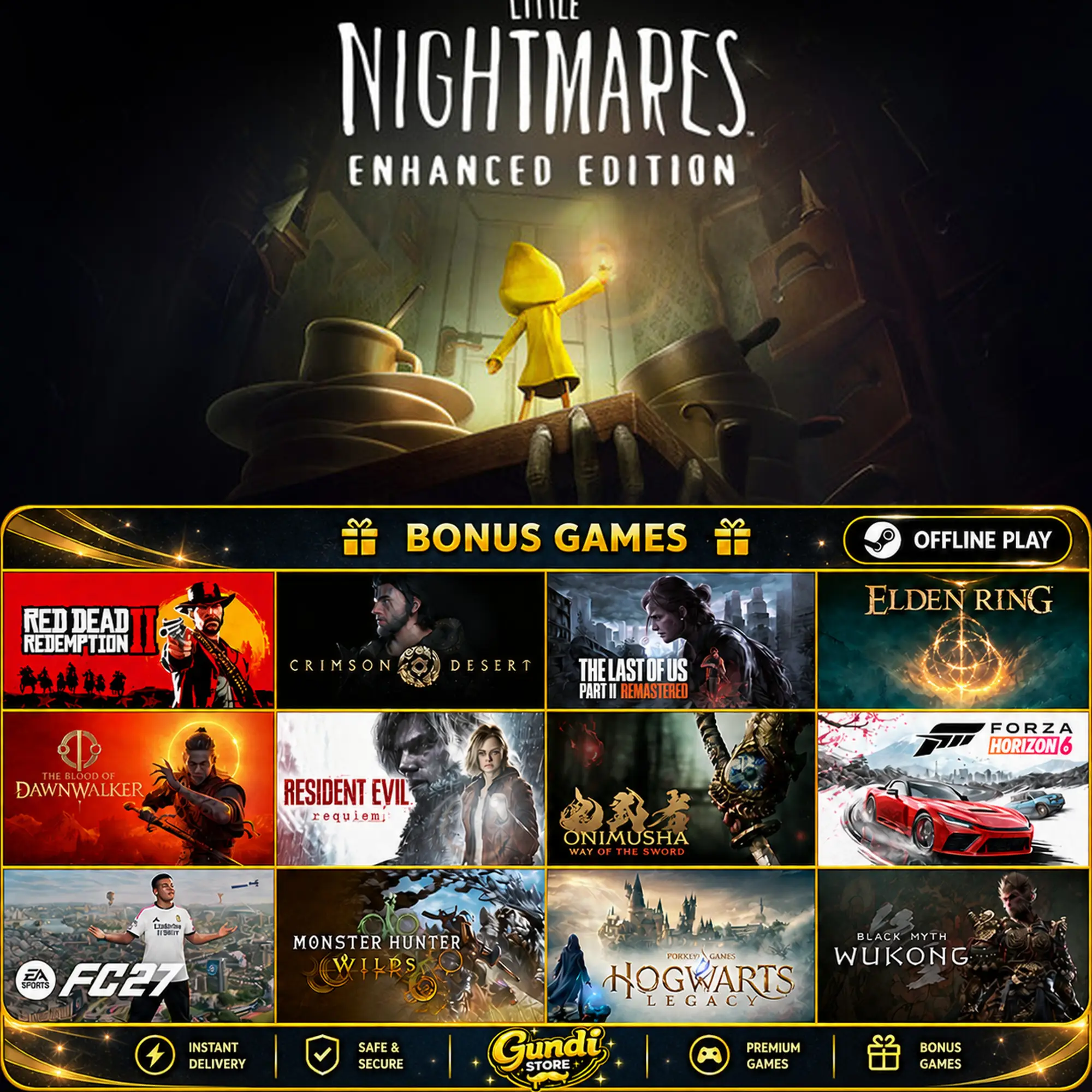 [AUTO CODE] - Little Nightmares + BONUS GAME