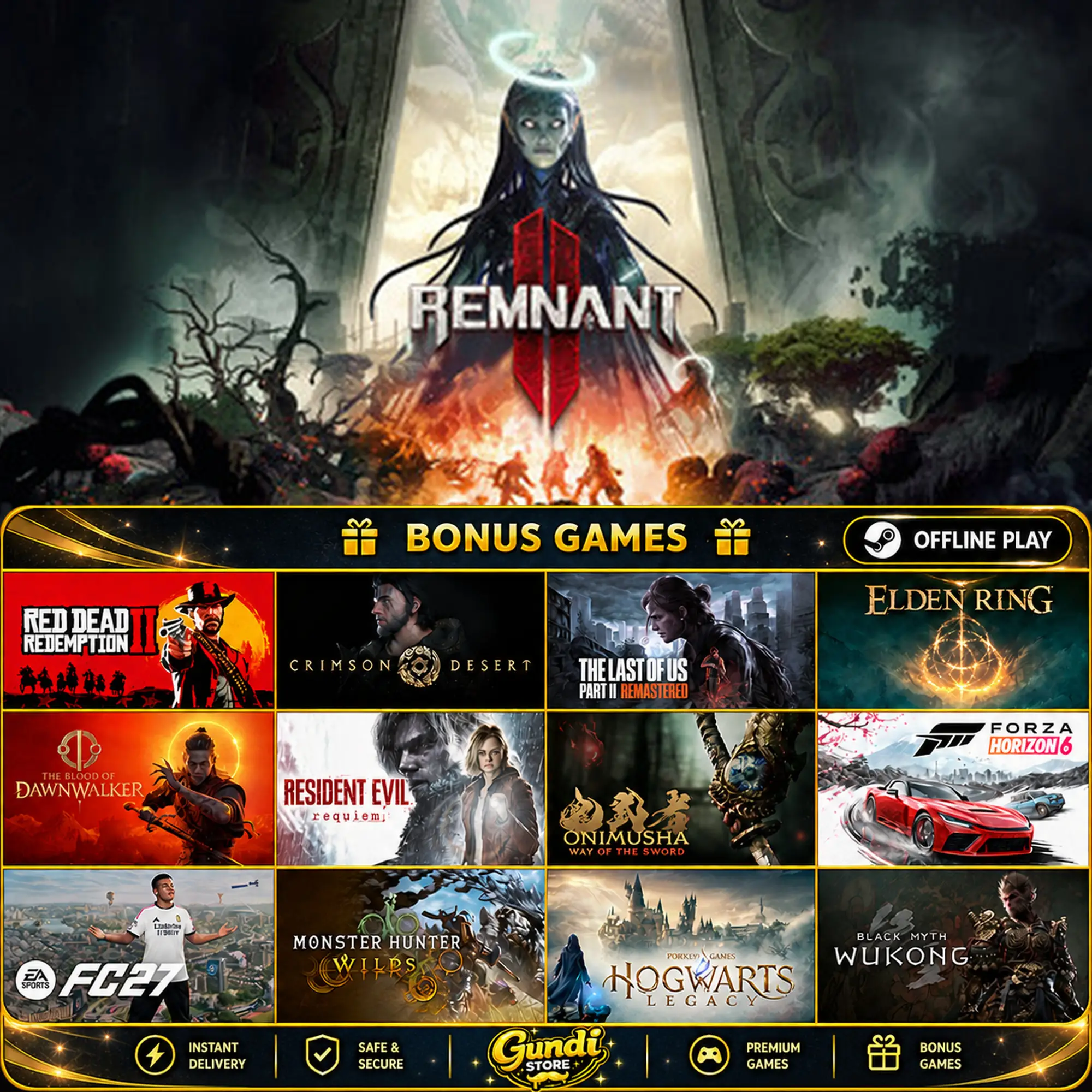 [AUTO CODE] - REMNANT II + BONUS GAME