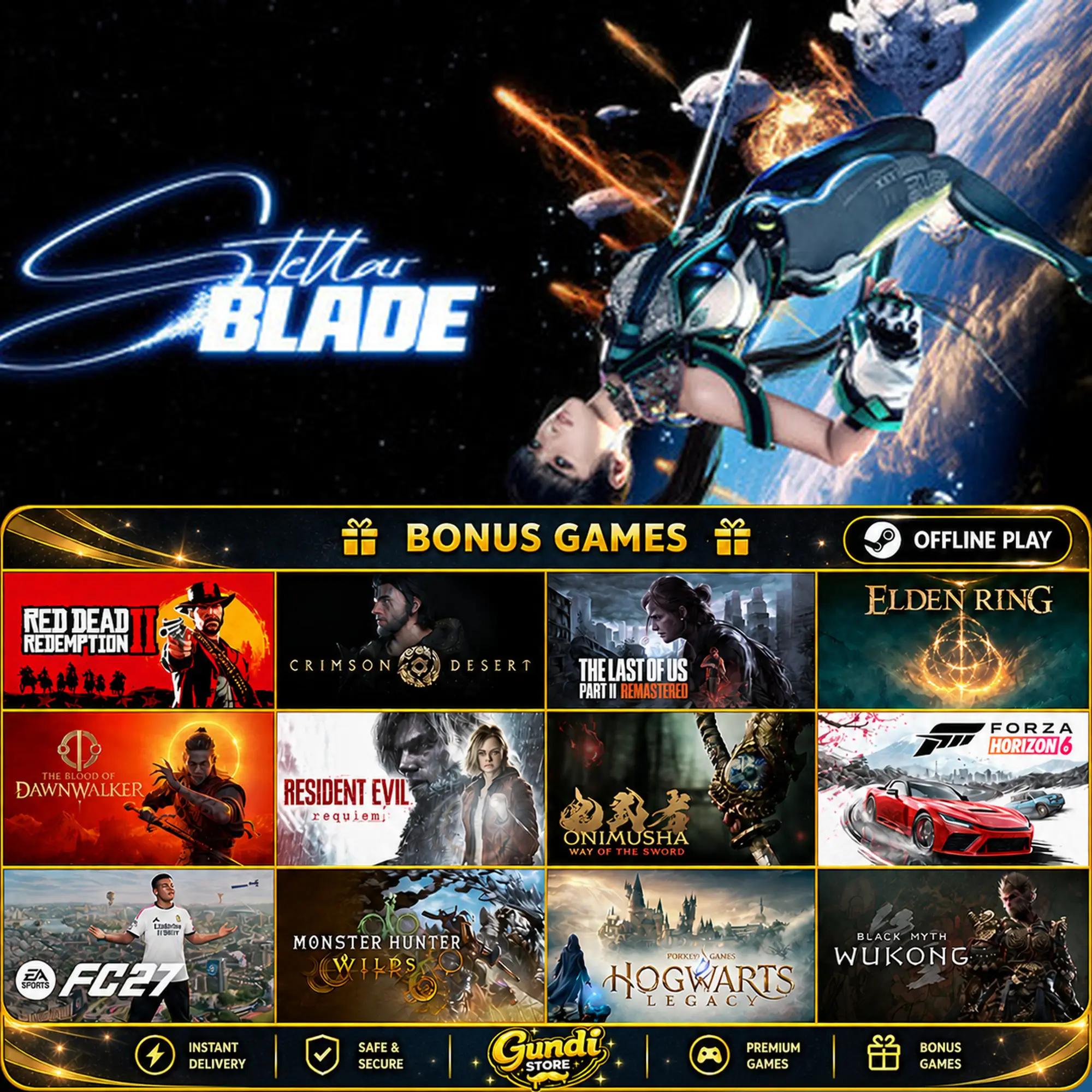 [AUTO CODE] - Stellar Blade™ + BONUS GAME