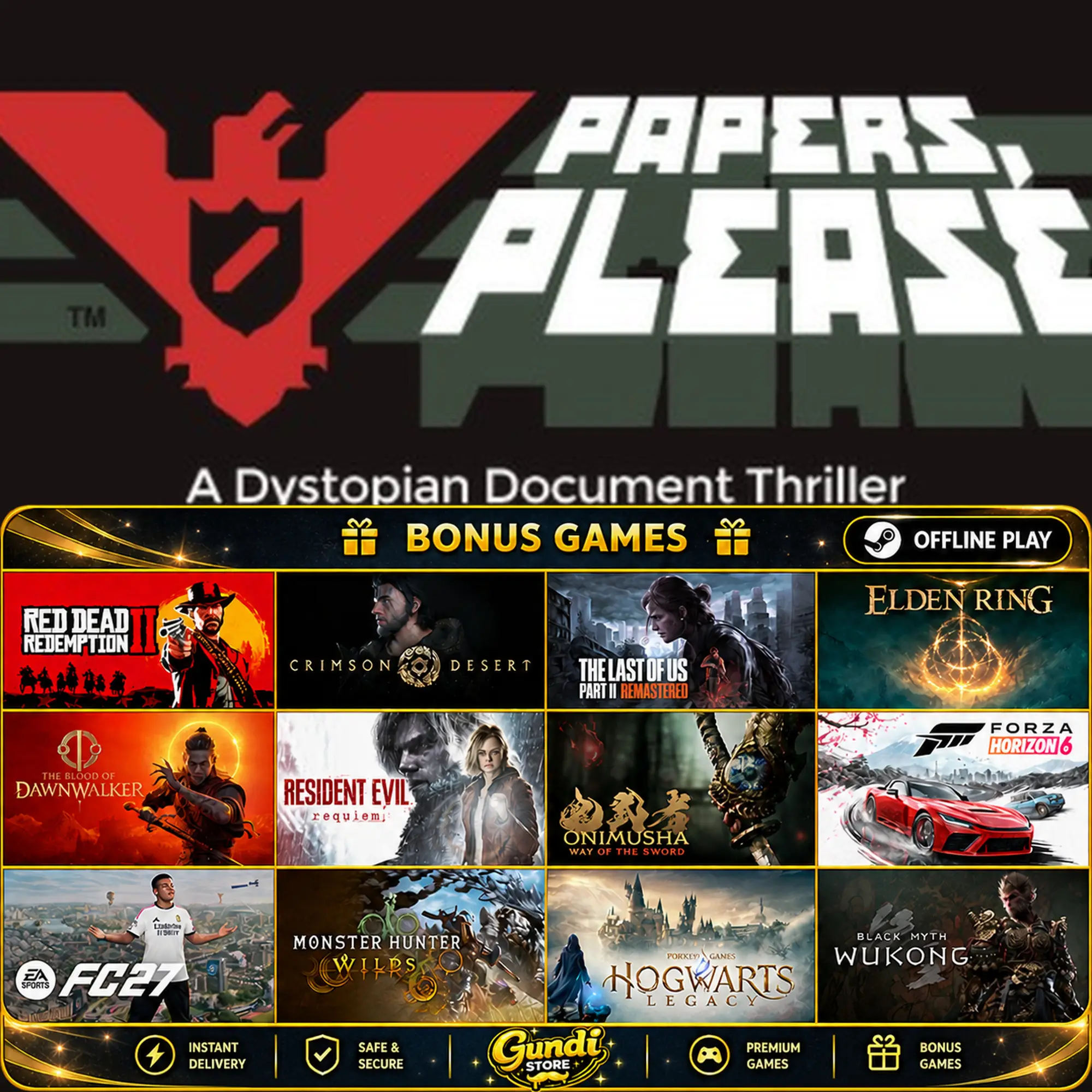 [AUTO CODE] - Papers, Please + BONUS GAME