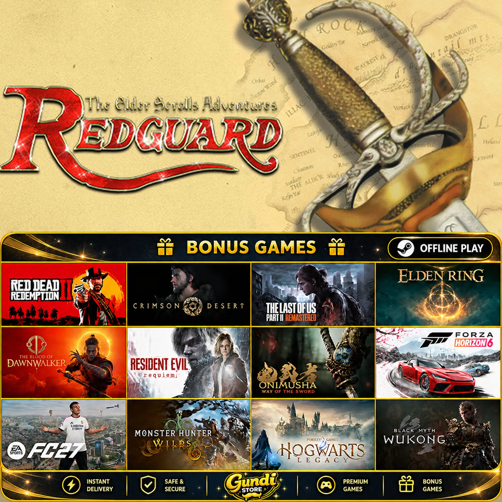 [AUTO CODE] - The Elder Scrolls Adventures_ Redguard + BONUS GAME