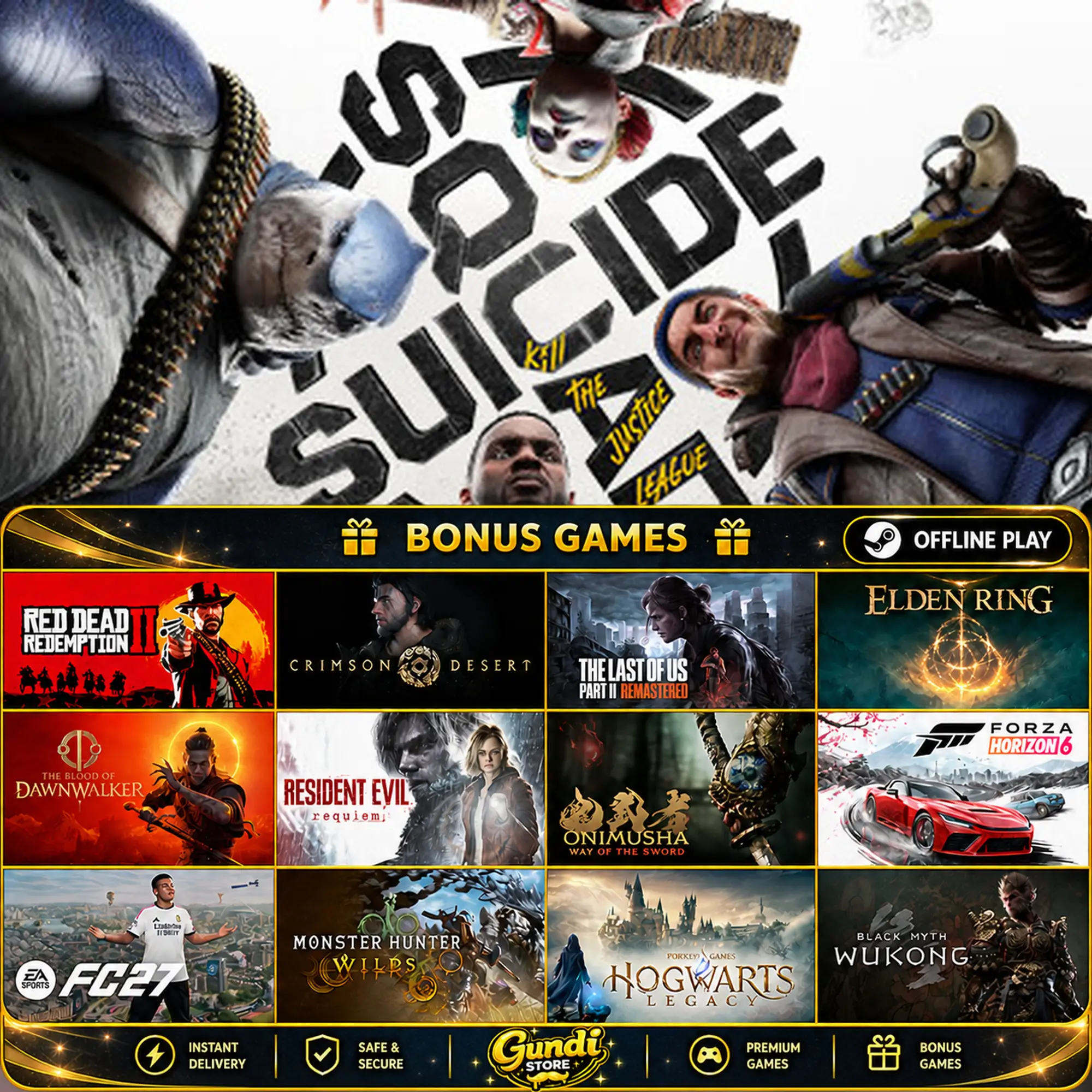[AUTO CODE] - Suicide Squad_ Kill the Justice League + BONUS GAME