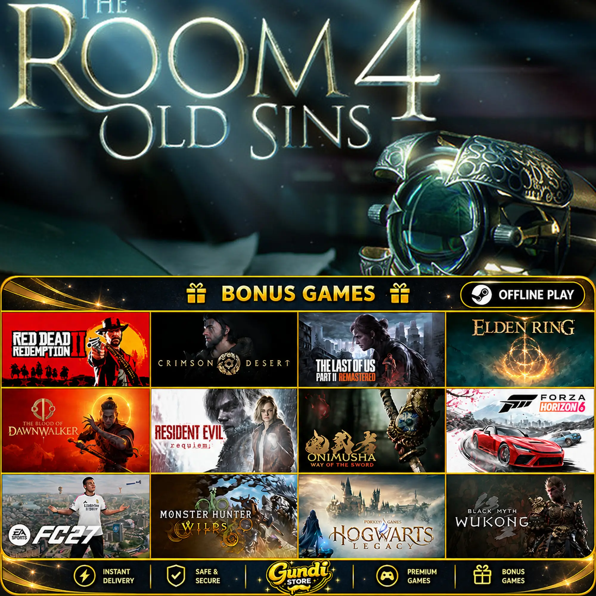 [AUTO CODE] - The Room 4_ Old Sins + BONUS GAME