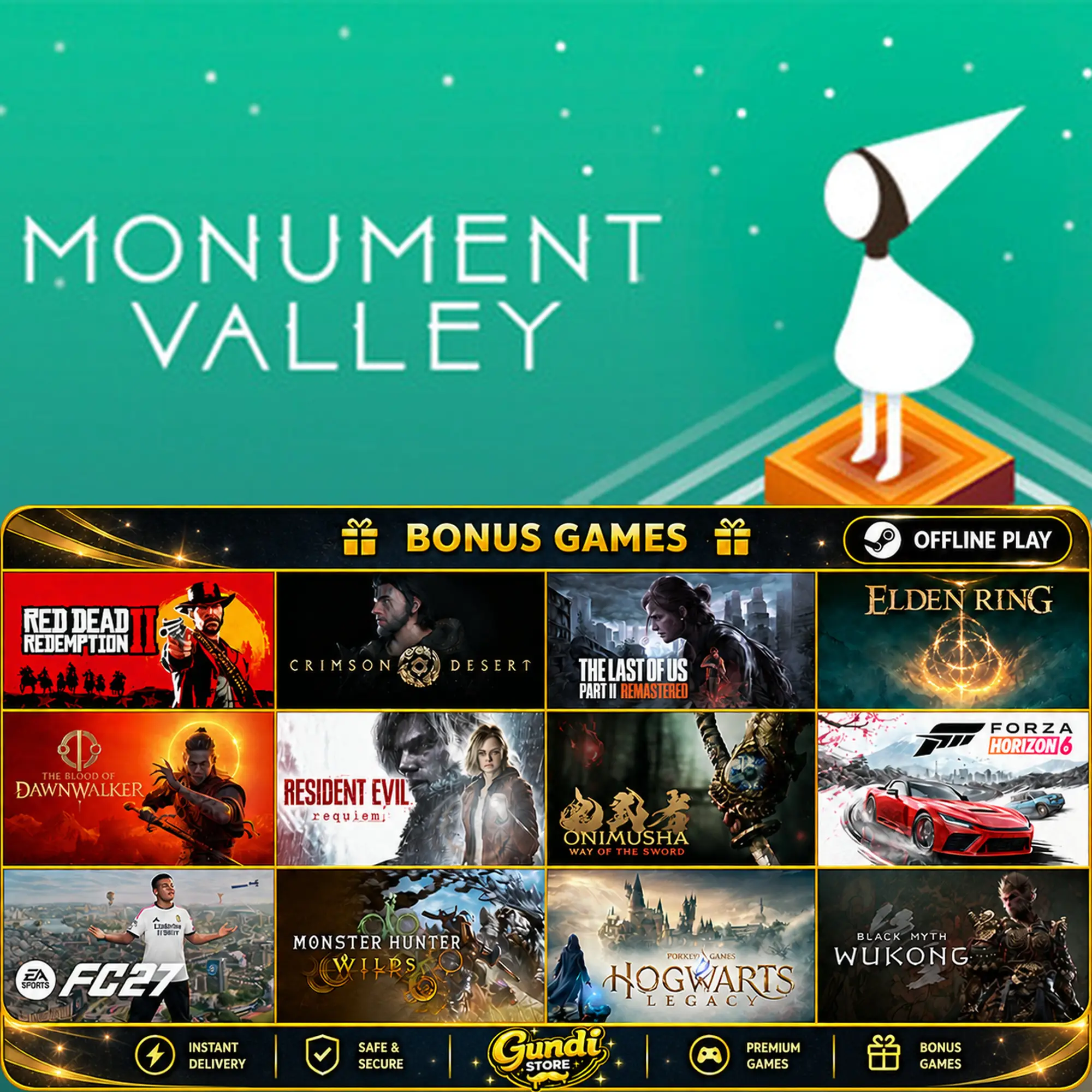 [AUTO CODE] - Monument Valley + BONUS GAME