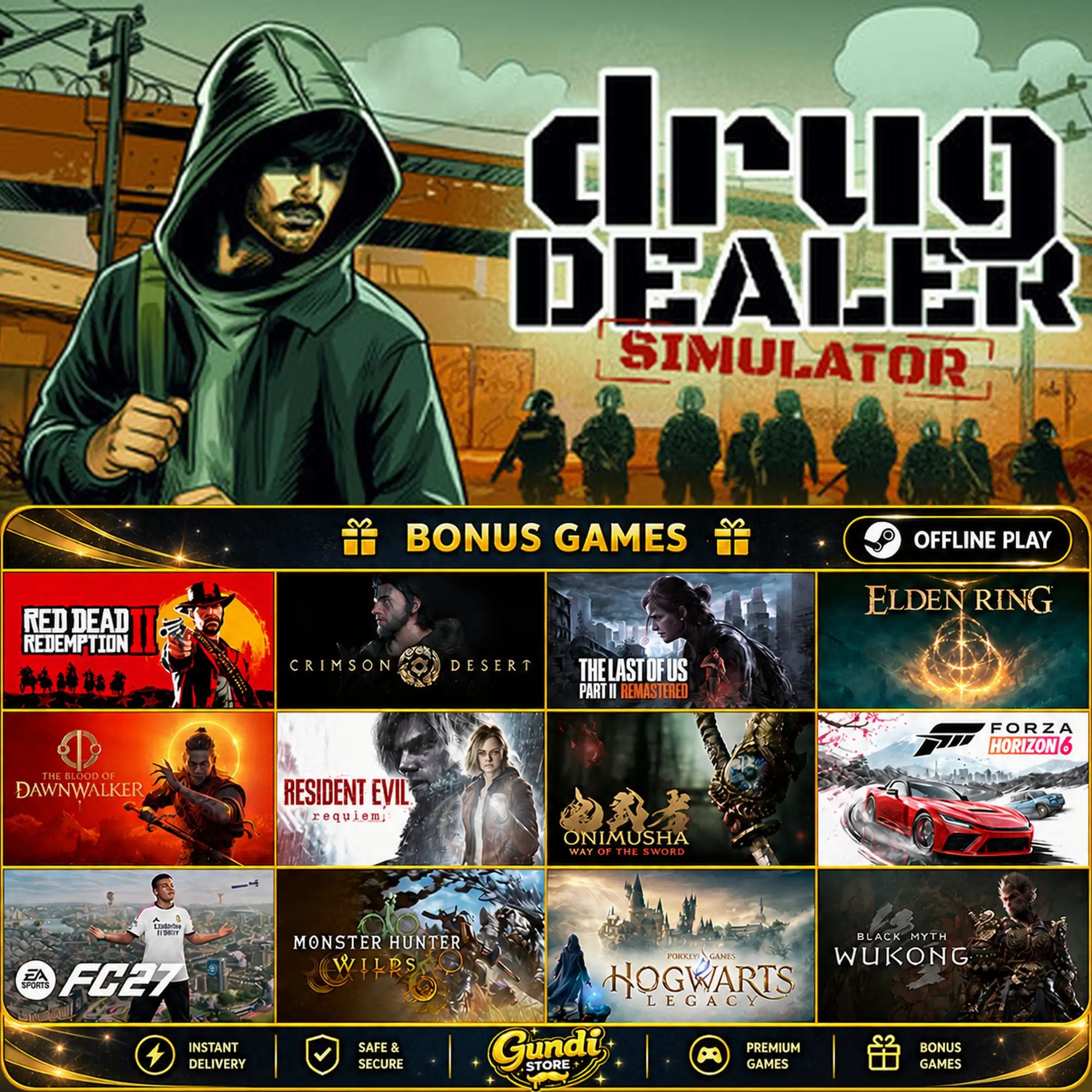 [AUTO CODE] - Drug Dealer Simulator + BONUS GAME