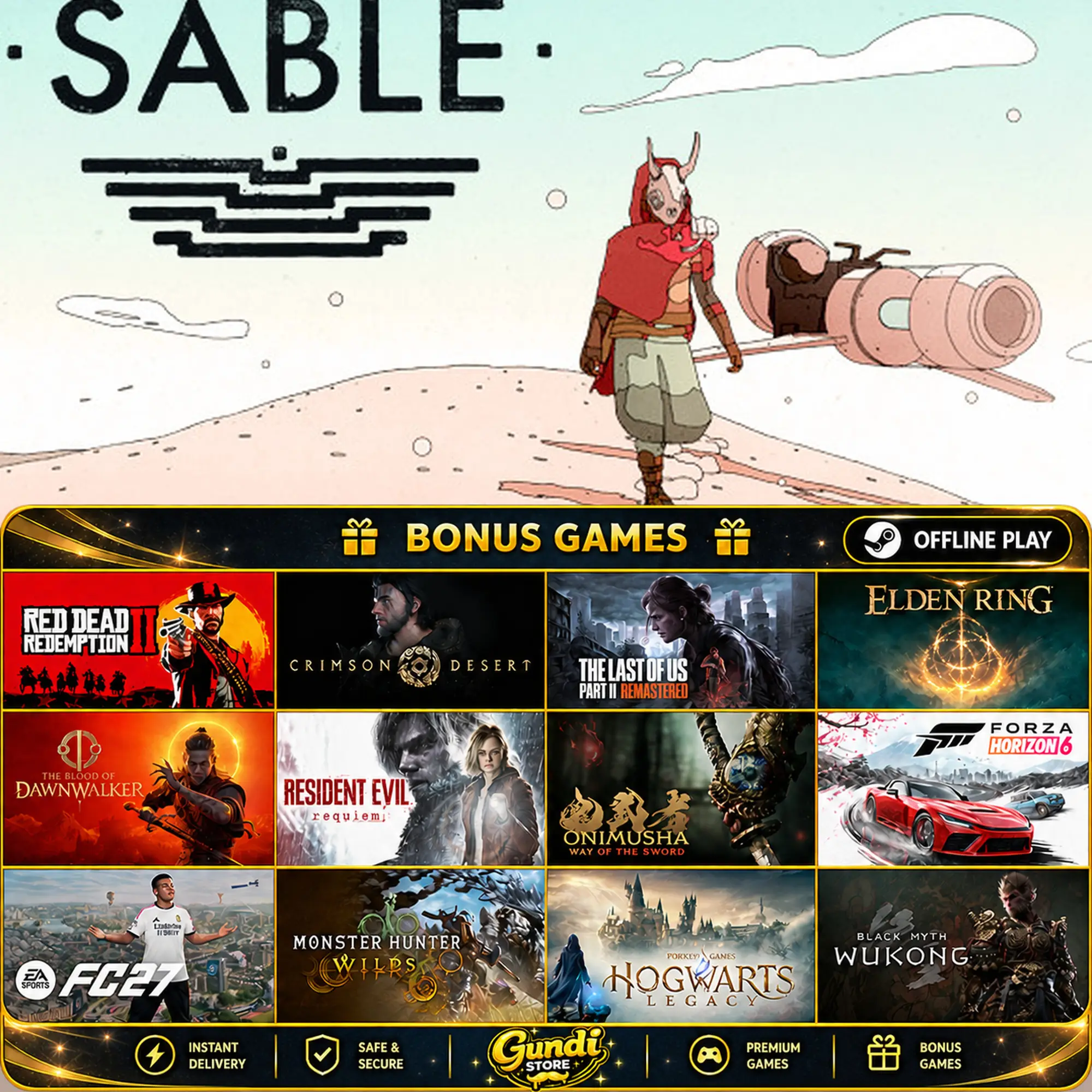 [AUTO CODE] - Sable + BONUS GAME