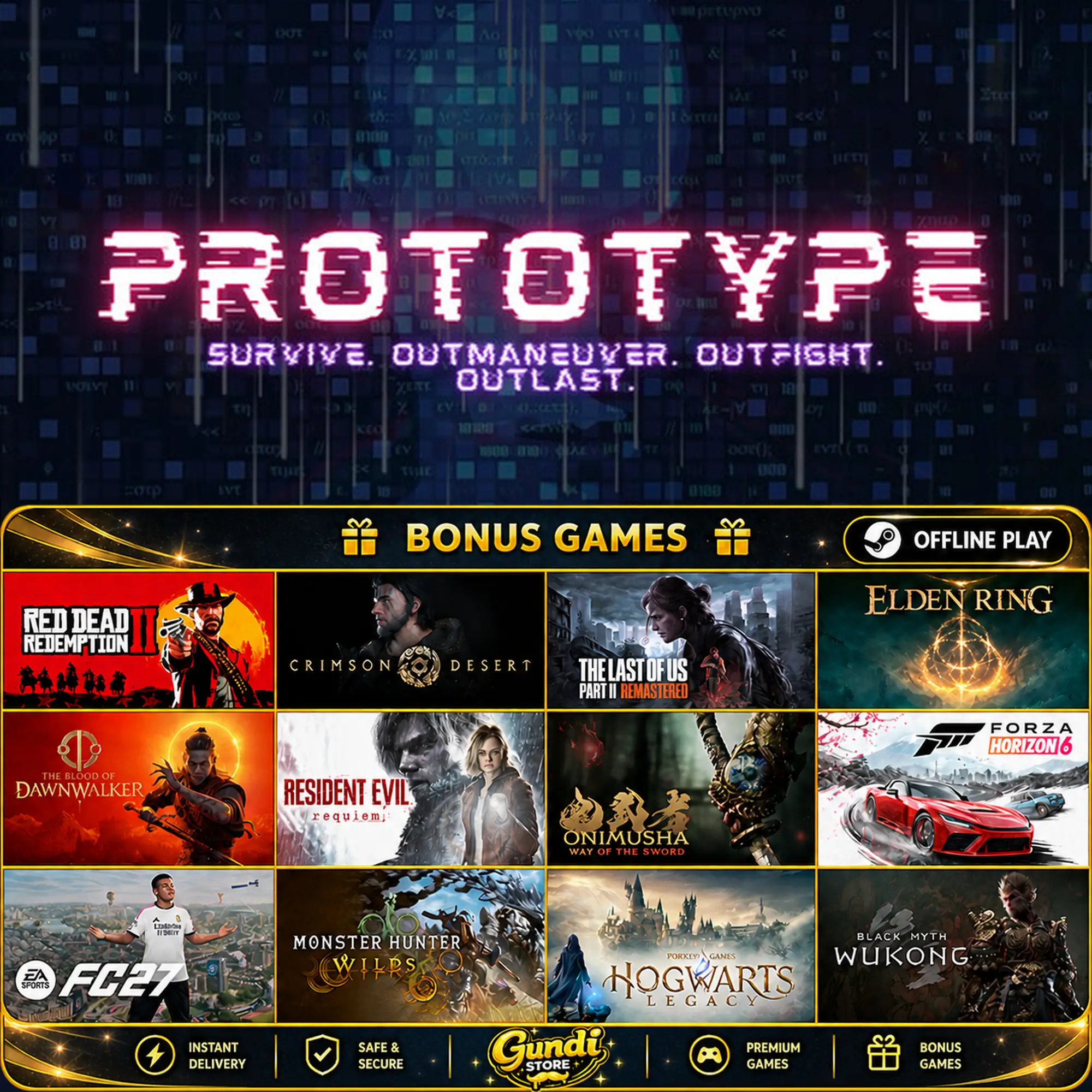 [AUTO CODE] - PROTOTYPE + BONUS GAME