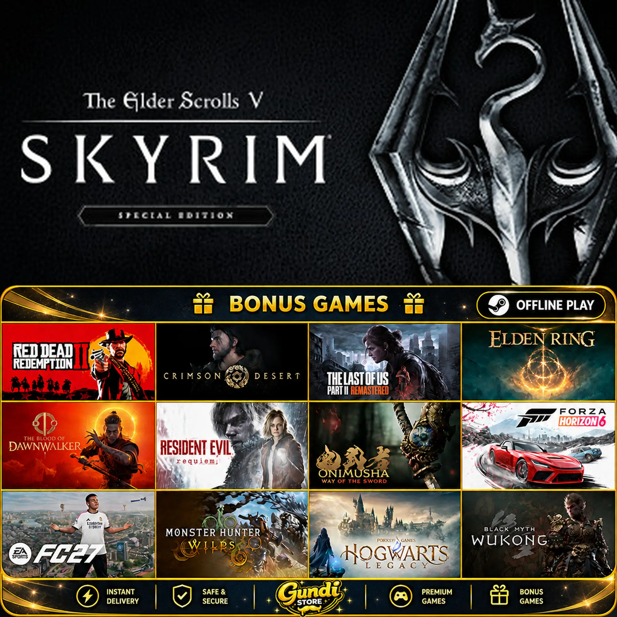 [AUTO CODE] - The Elder Scrolls V_ Skyrim Special Edition + BONUS GAME