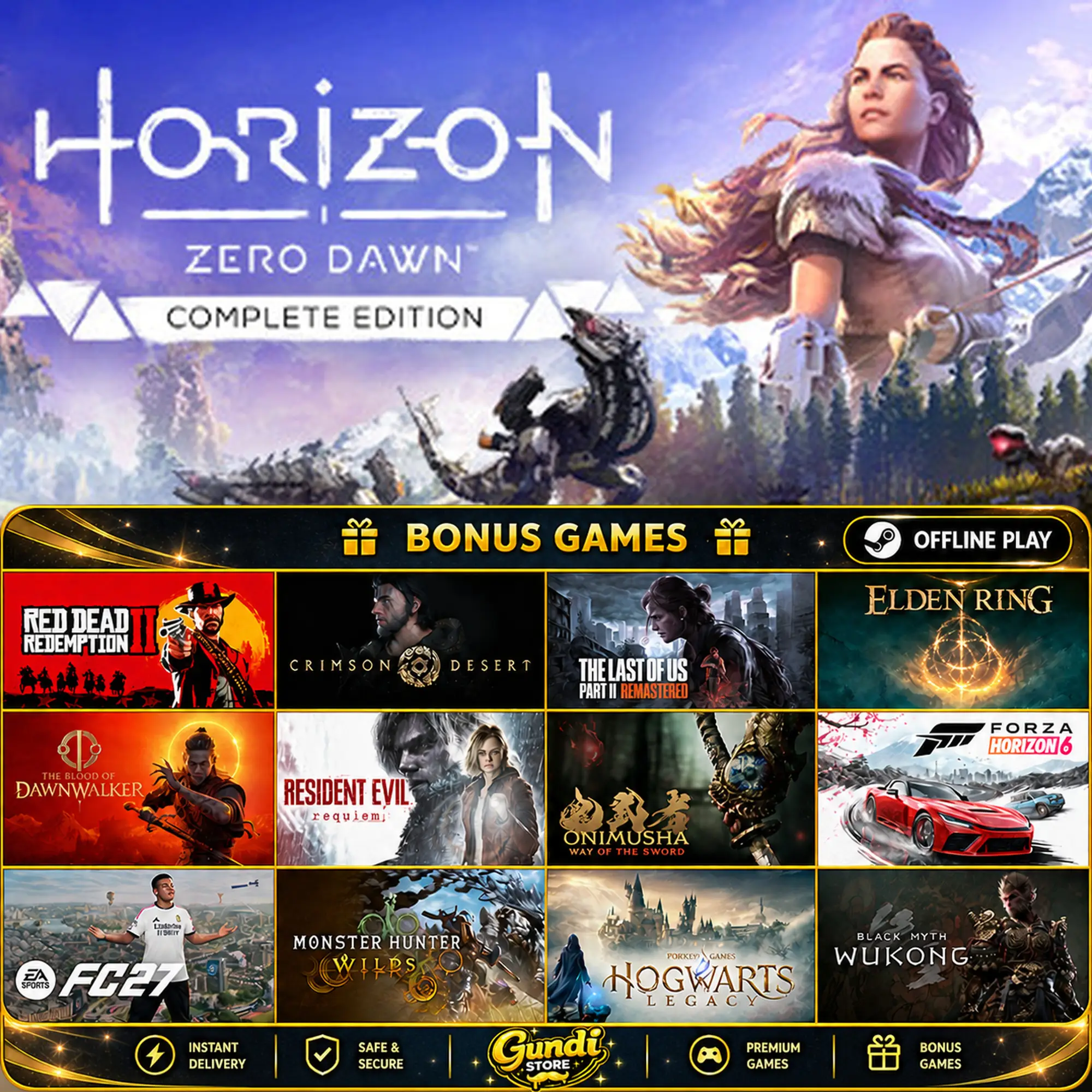 [AUTO CODE] - Horizon Zero Dawn™ Complete Edition + BONUS GAME