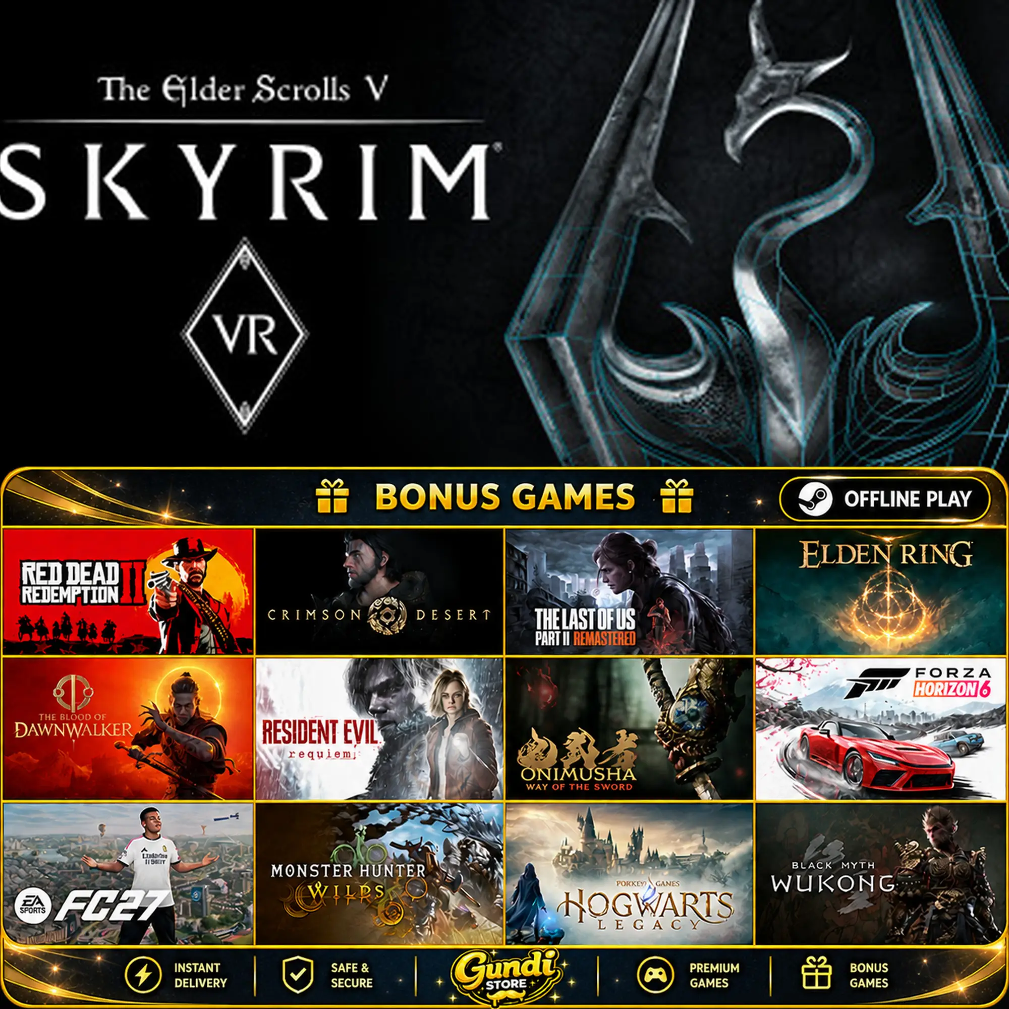 [AUTO CODE] - The Elder Scrolls V_ Skyrim VR + BONUS GAME
