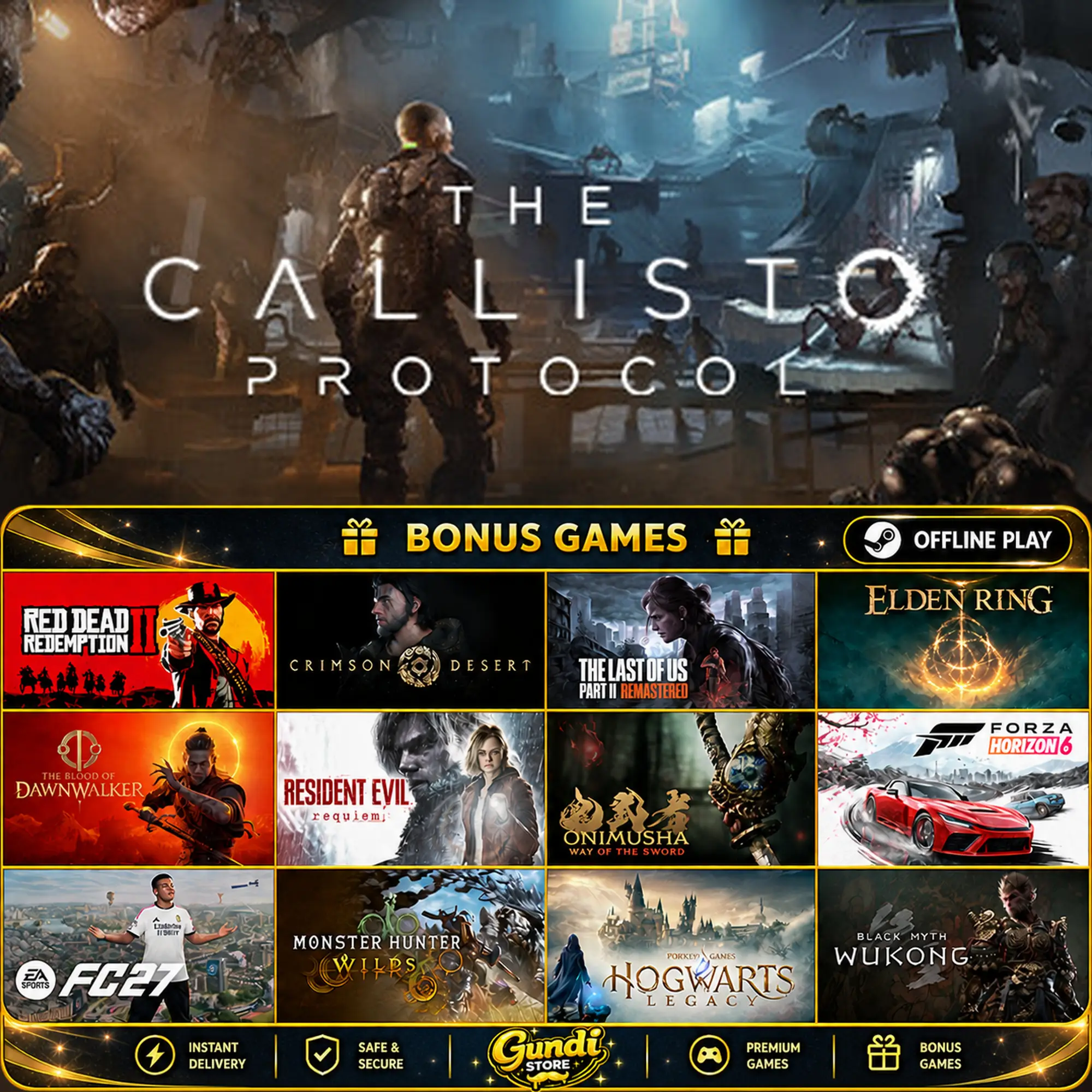[AUTO CODE] - The Callisto Protocol + BONUS GAME