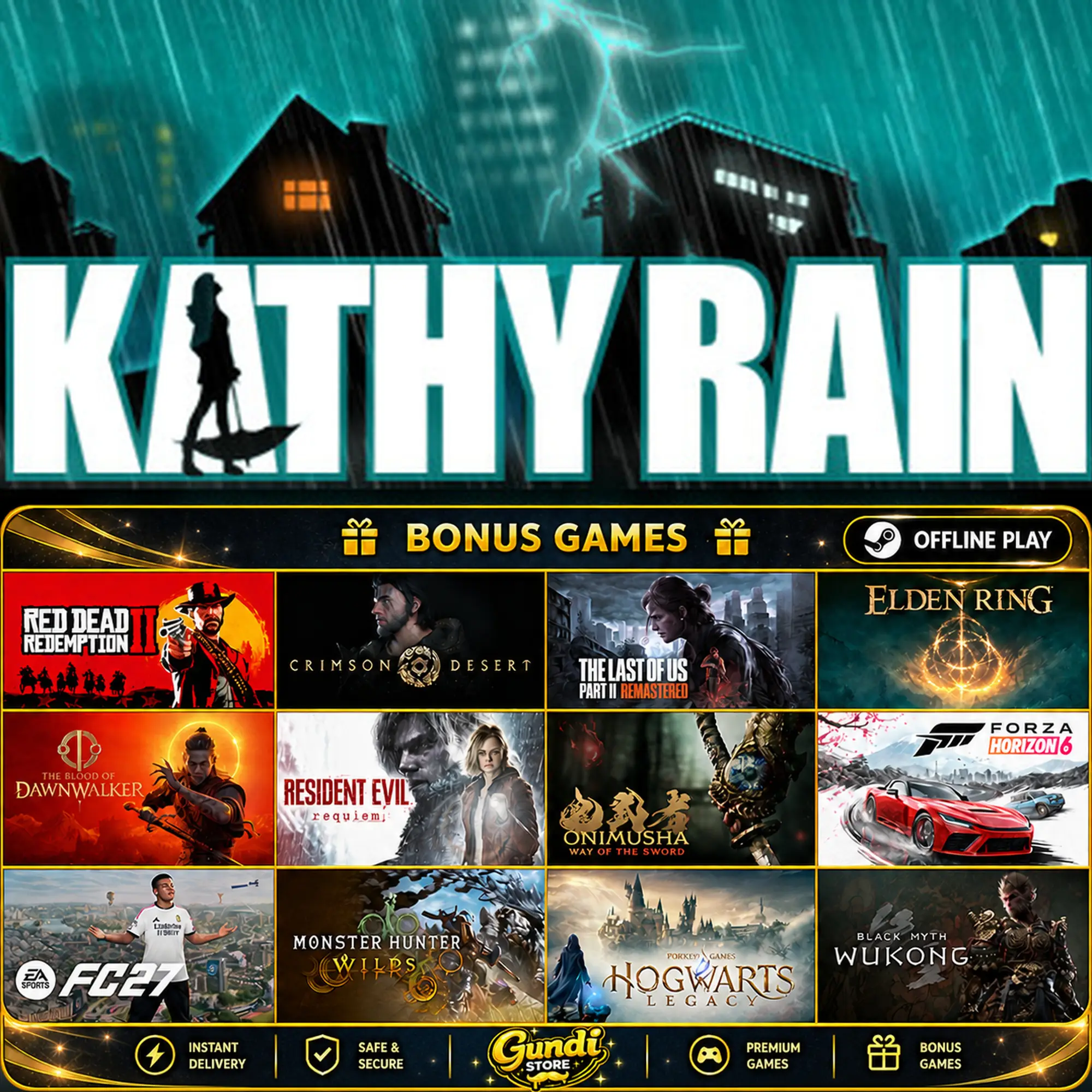 [AUTO CODE] - Kathy Rain + BONUS GAME