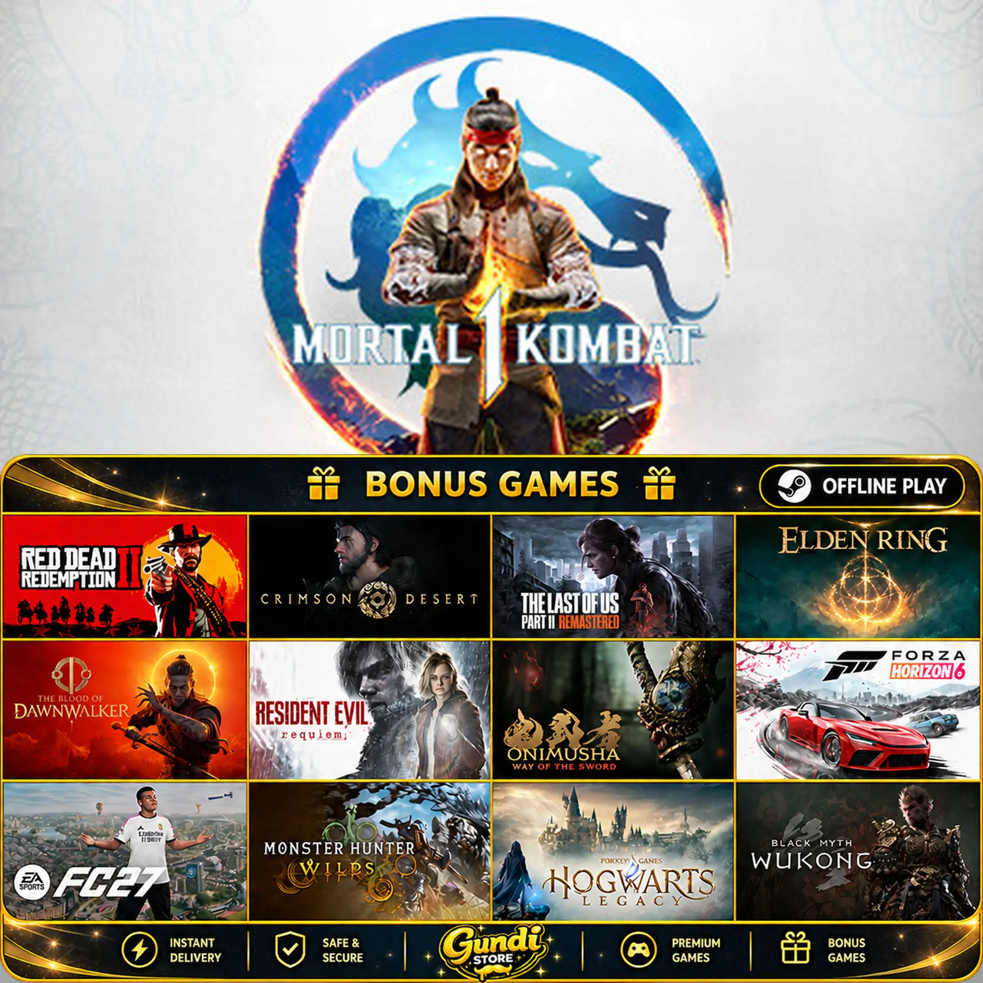 [AUTO CODE] - Mortal Kombat 1 + BONUS GAME
