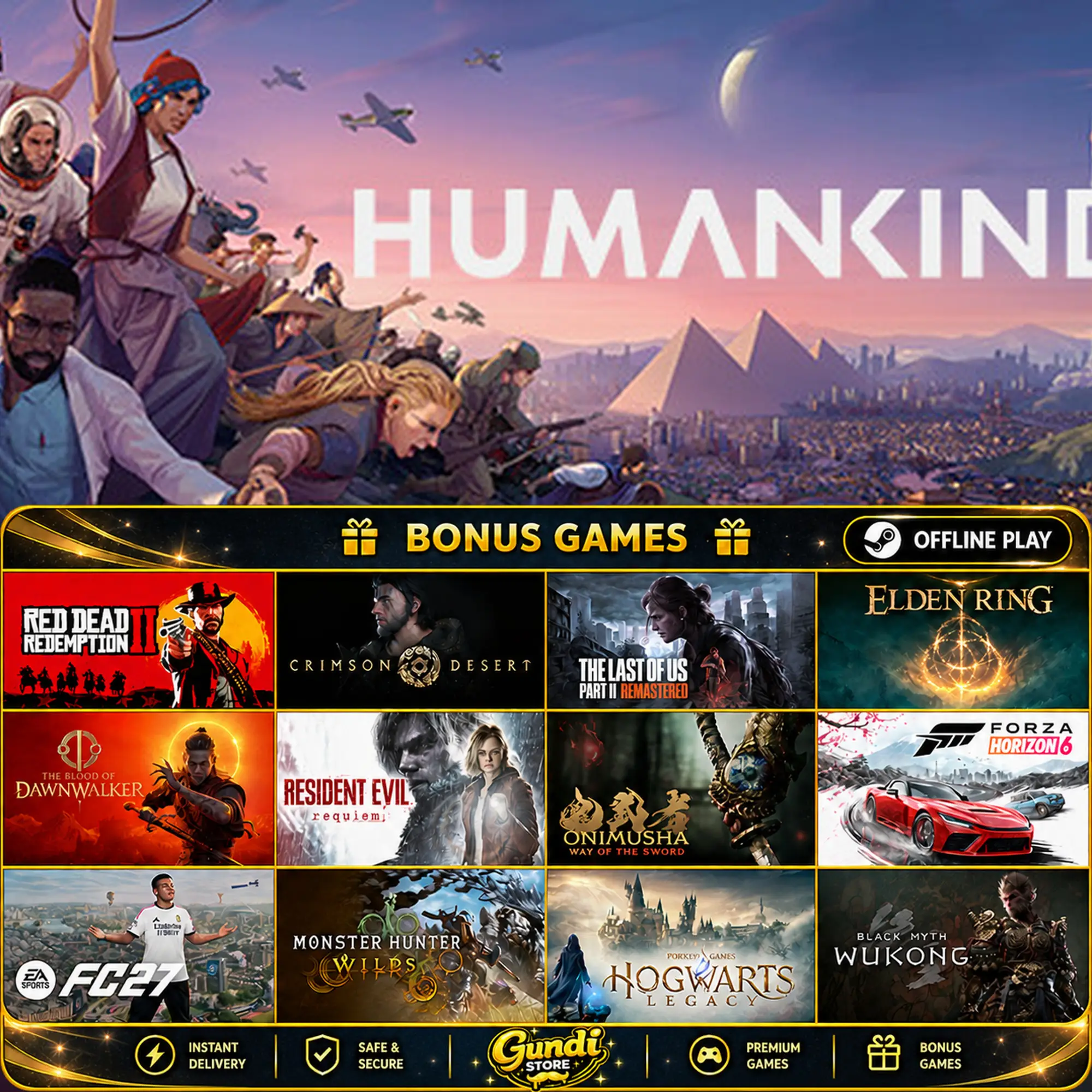 [AUTO CODE] - HUMANKIND™ + BONUS GAME