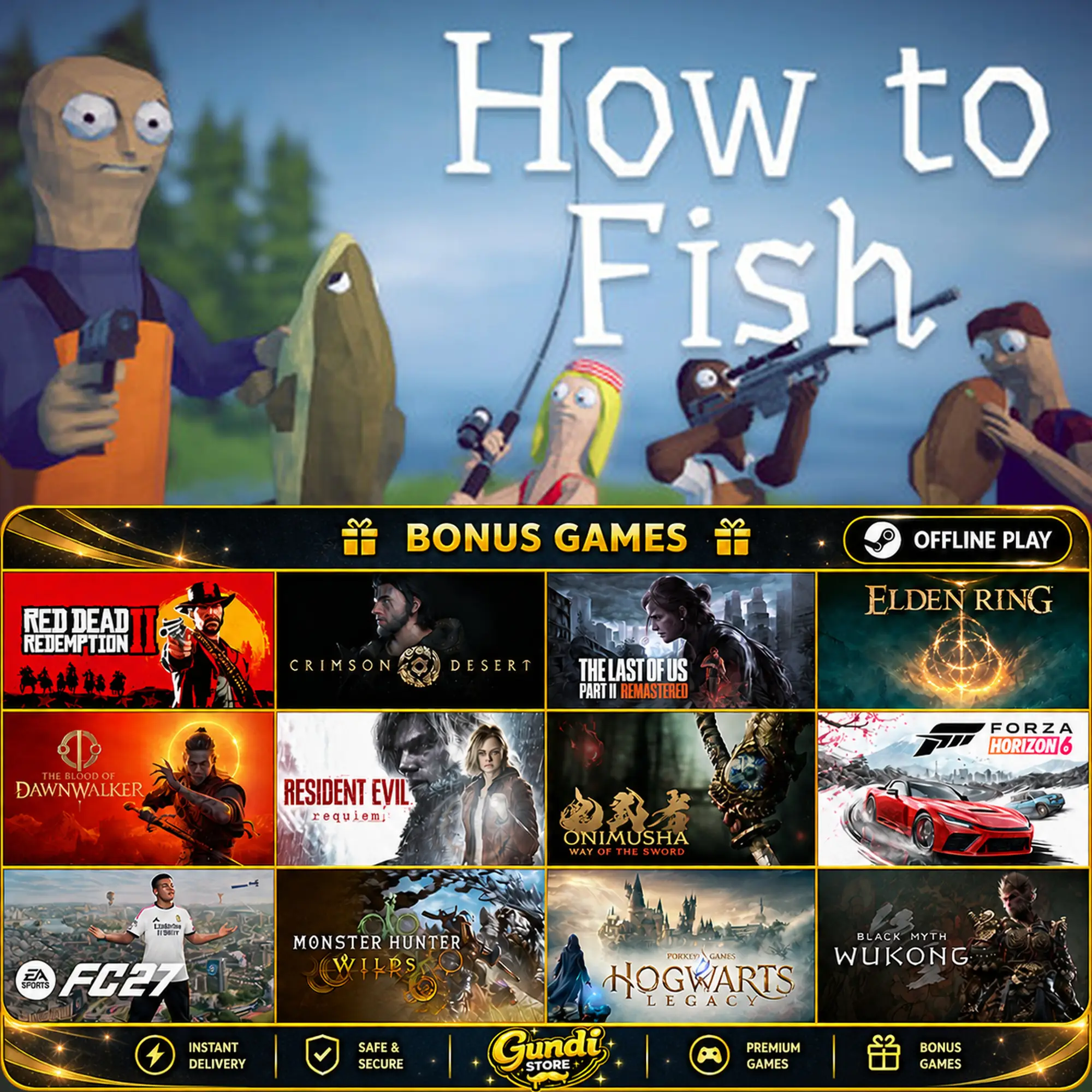 [AUTO CODE] - How to Fish + BONUS GAME