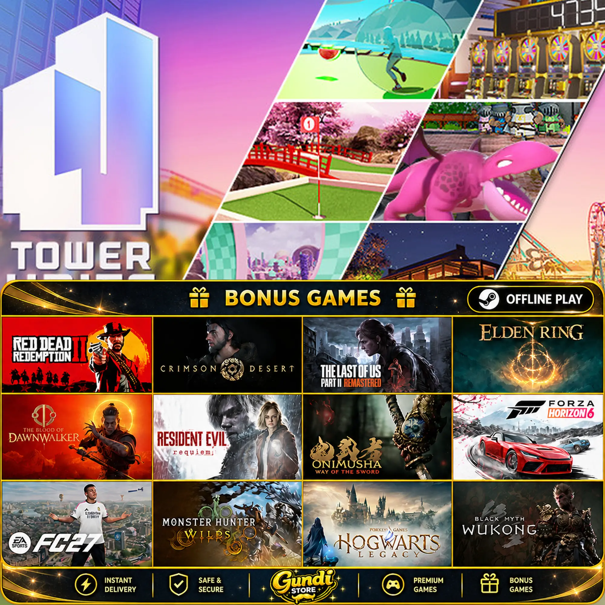 [AUTO CODE] - Tower Unite + BONUS GAME