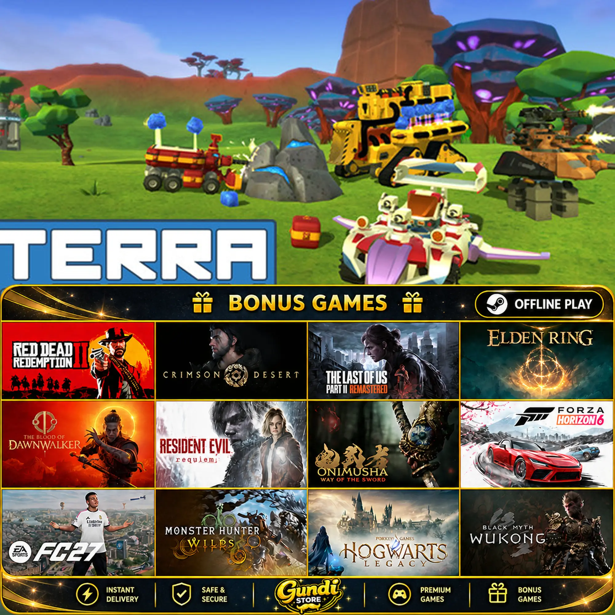 [AUTO CODE] - TerraTech + BONUS GAME