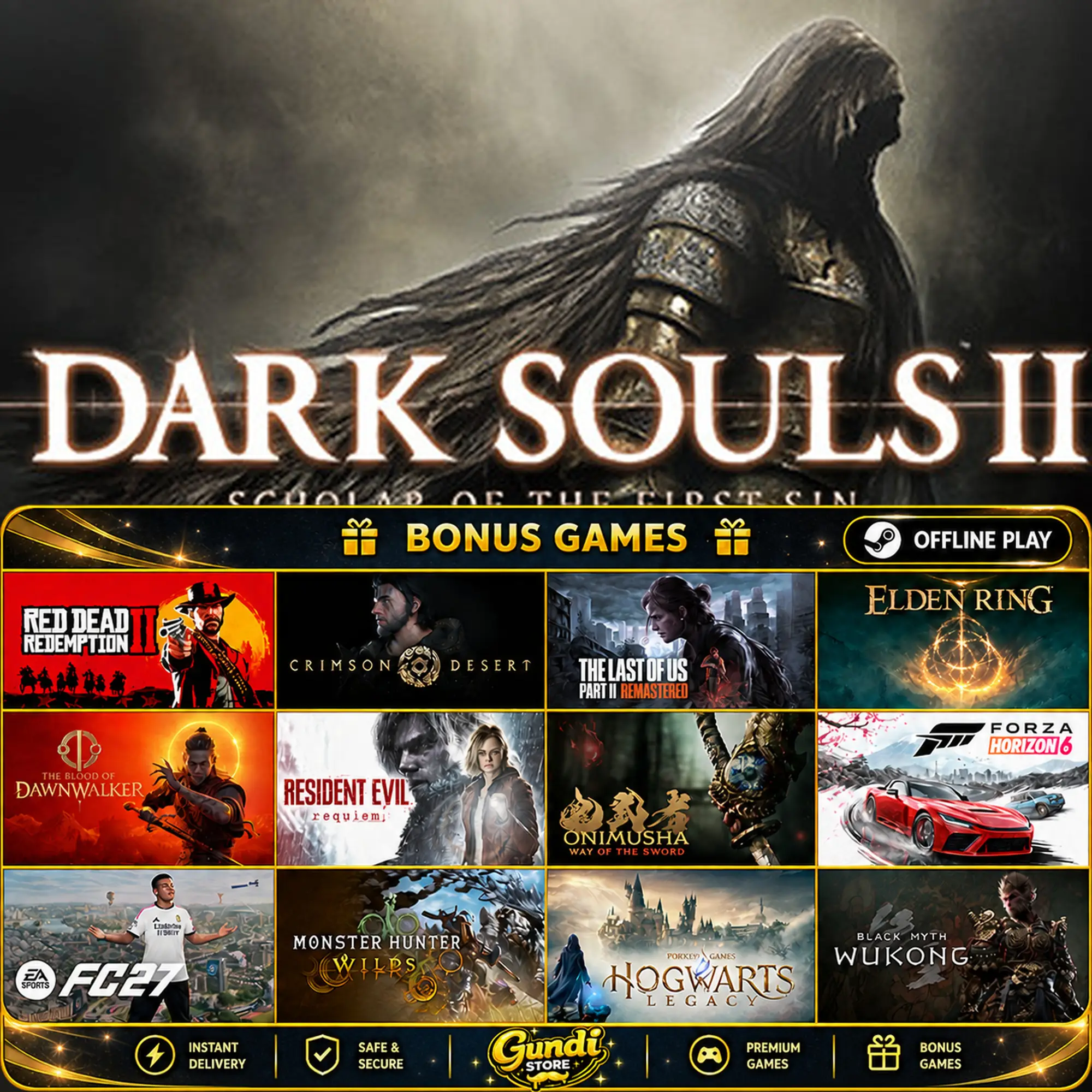 [AUTO CODE] - DARK SOULS™ II_ Scholar of the First Sin + BONUS GAME