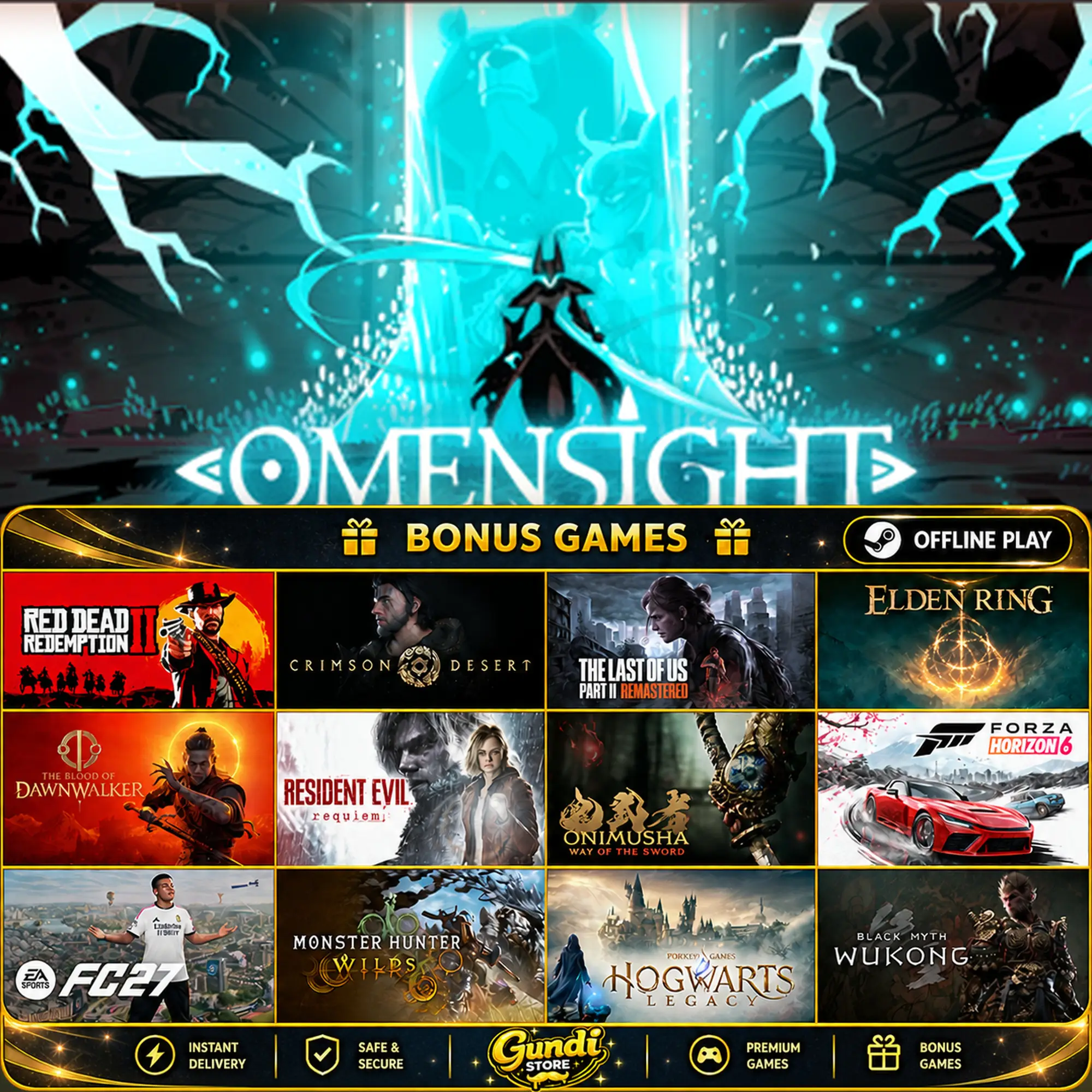 [AUTO CODE] - Omensight + BONUS GAME