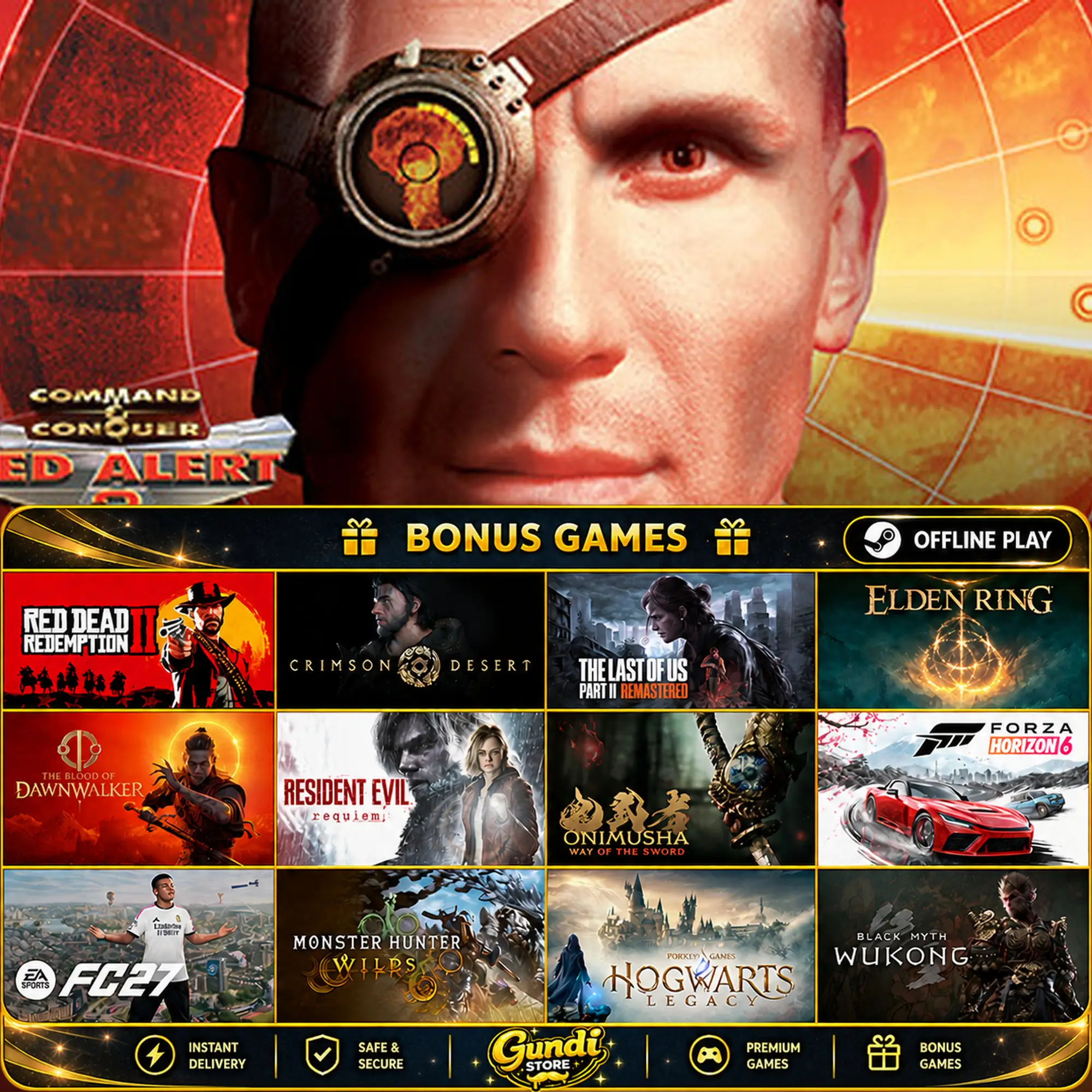 [AUTO CODE] - Command & Conquer_ Red Alert™ 2 and Yuri’s Revenge™ + BONUS GAME