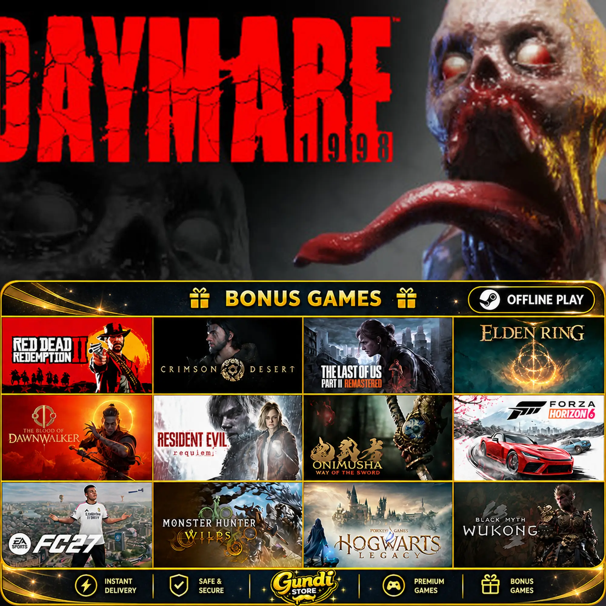 [AUTO CODE] - Daymare_ 1998 + BONUS GAME