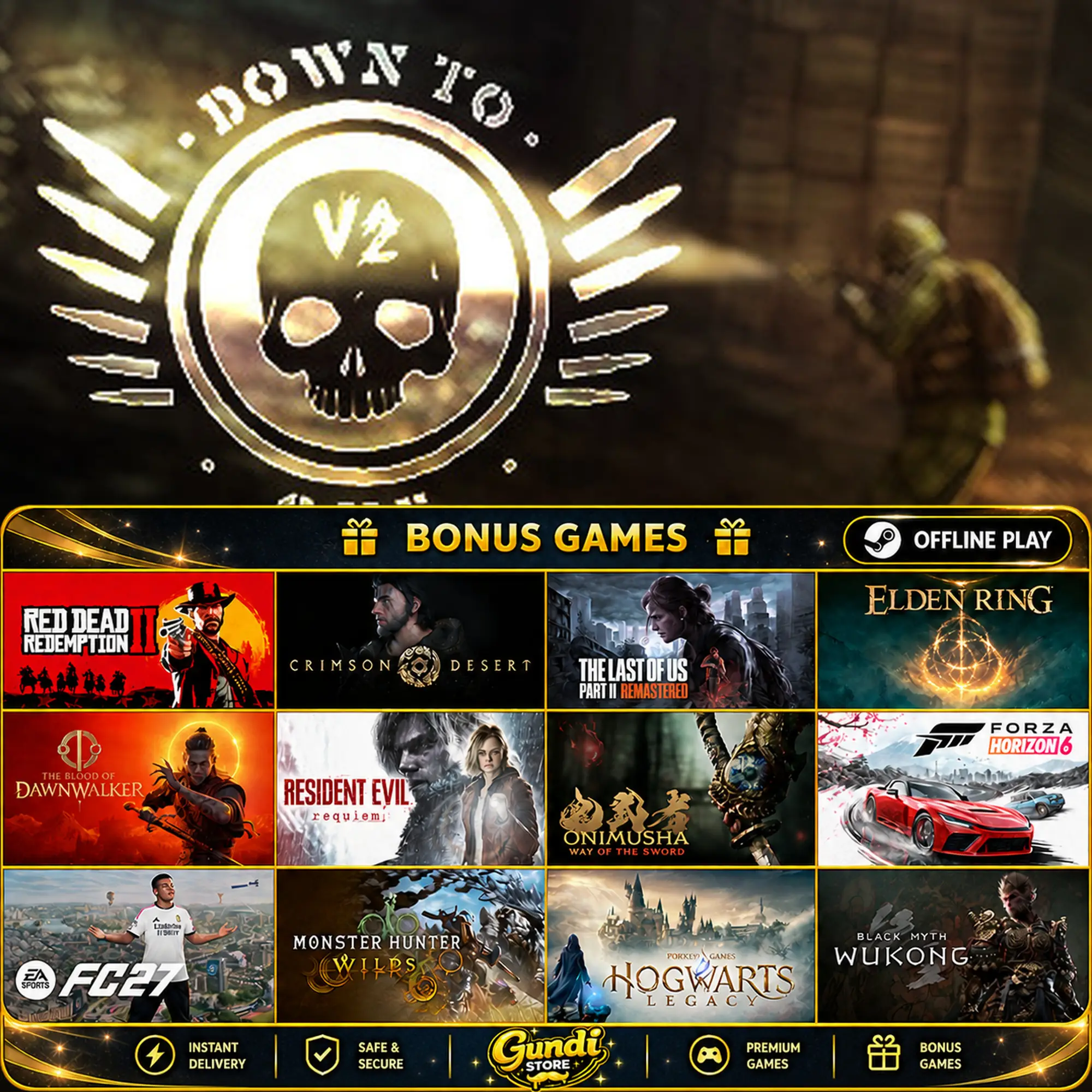 [AUTO CODE] - Down To One + BONUS GAME