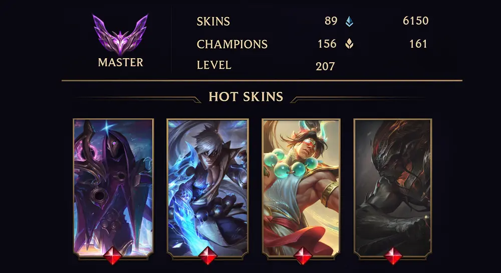 TR - MASTER I - 207 LVL - 89 SKIN