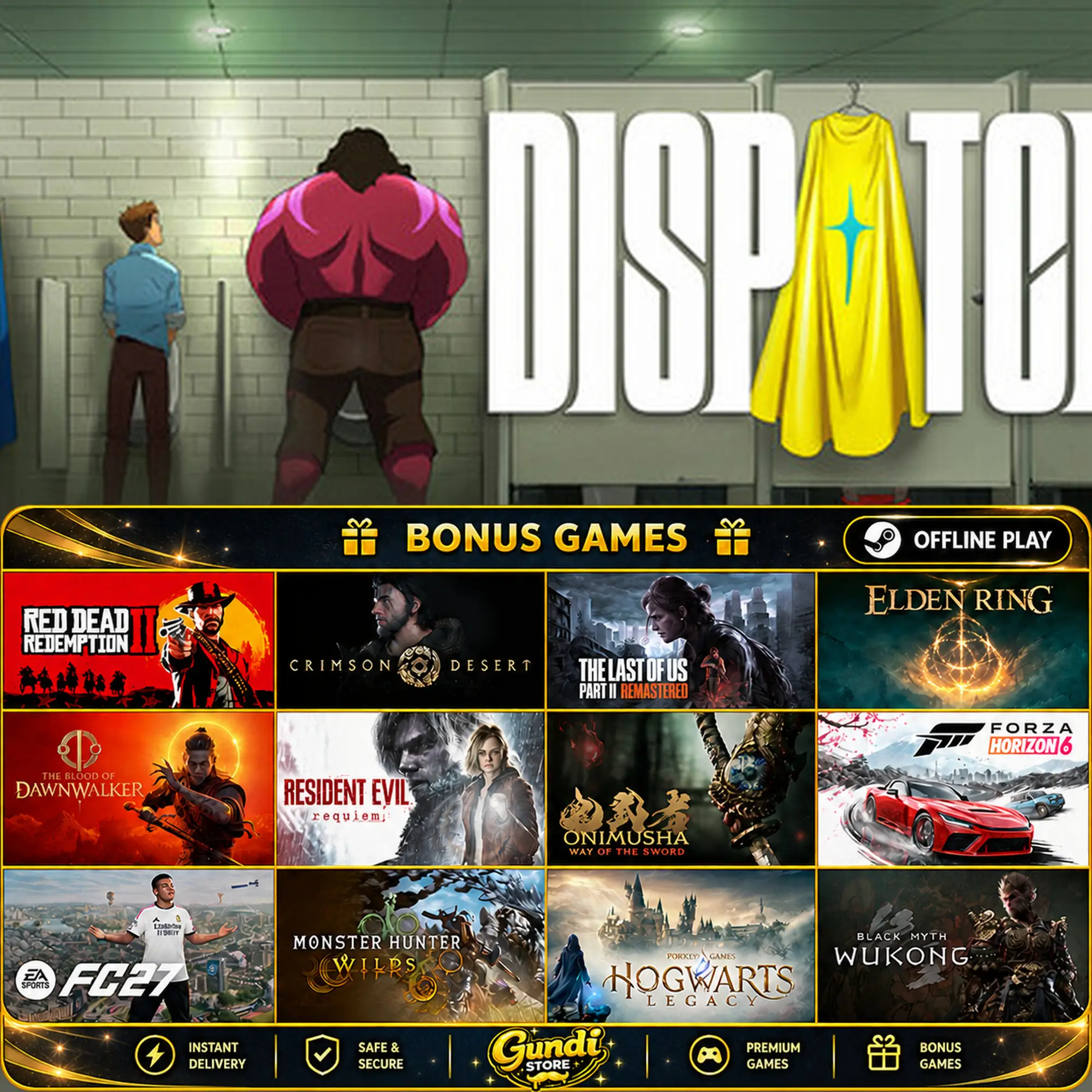 [AUTO CODE] - Dispatch + BONUS GAME