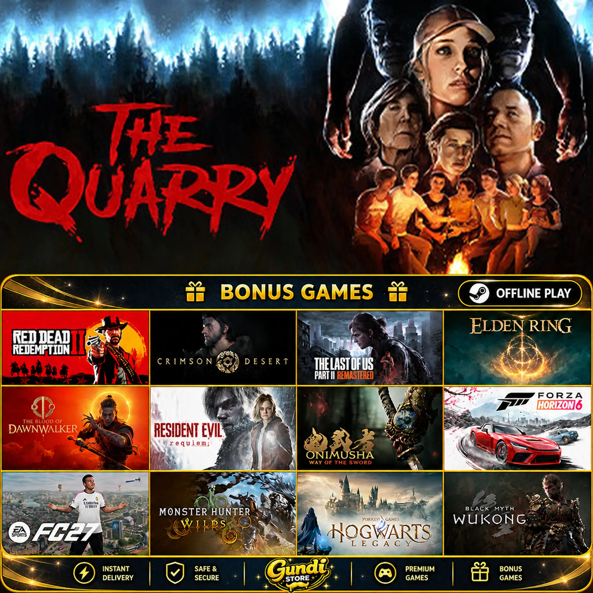 [AUTO CODE] - The Quarry + BONUS GAME