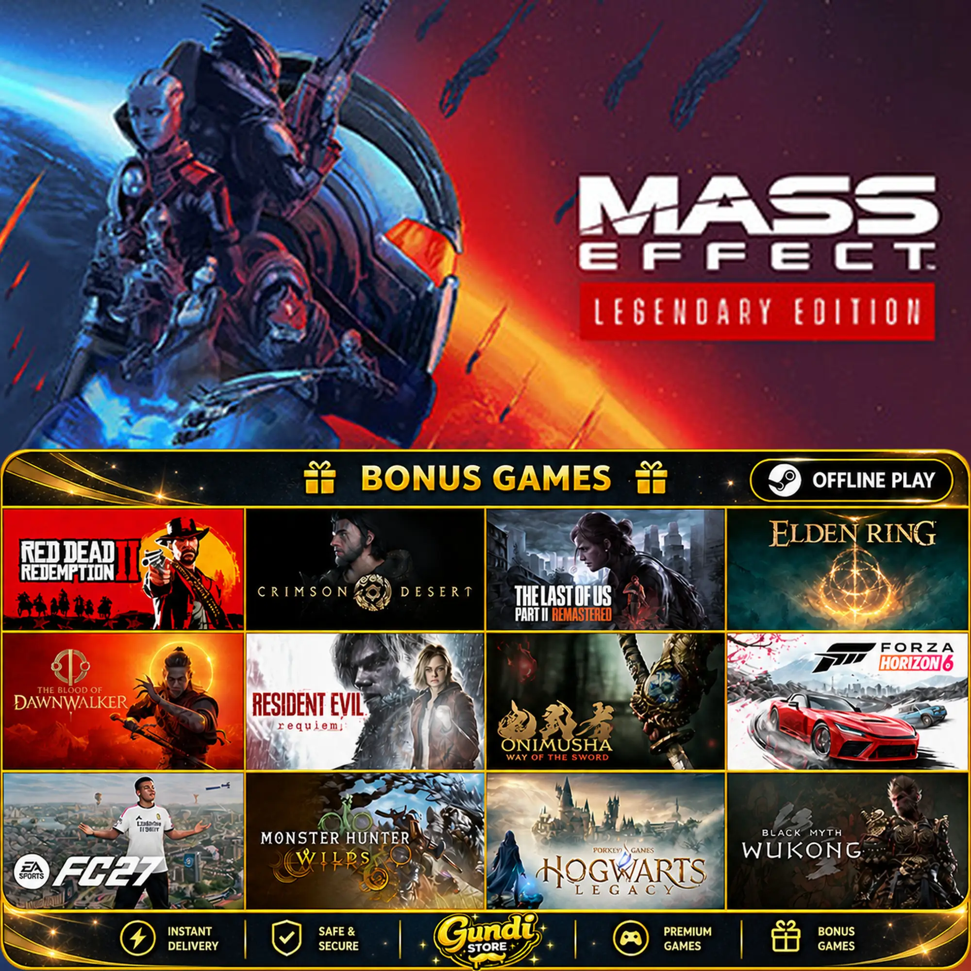 [AUTO CODE] - Mass Effect Legendary Edition + BONUS GAME