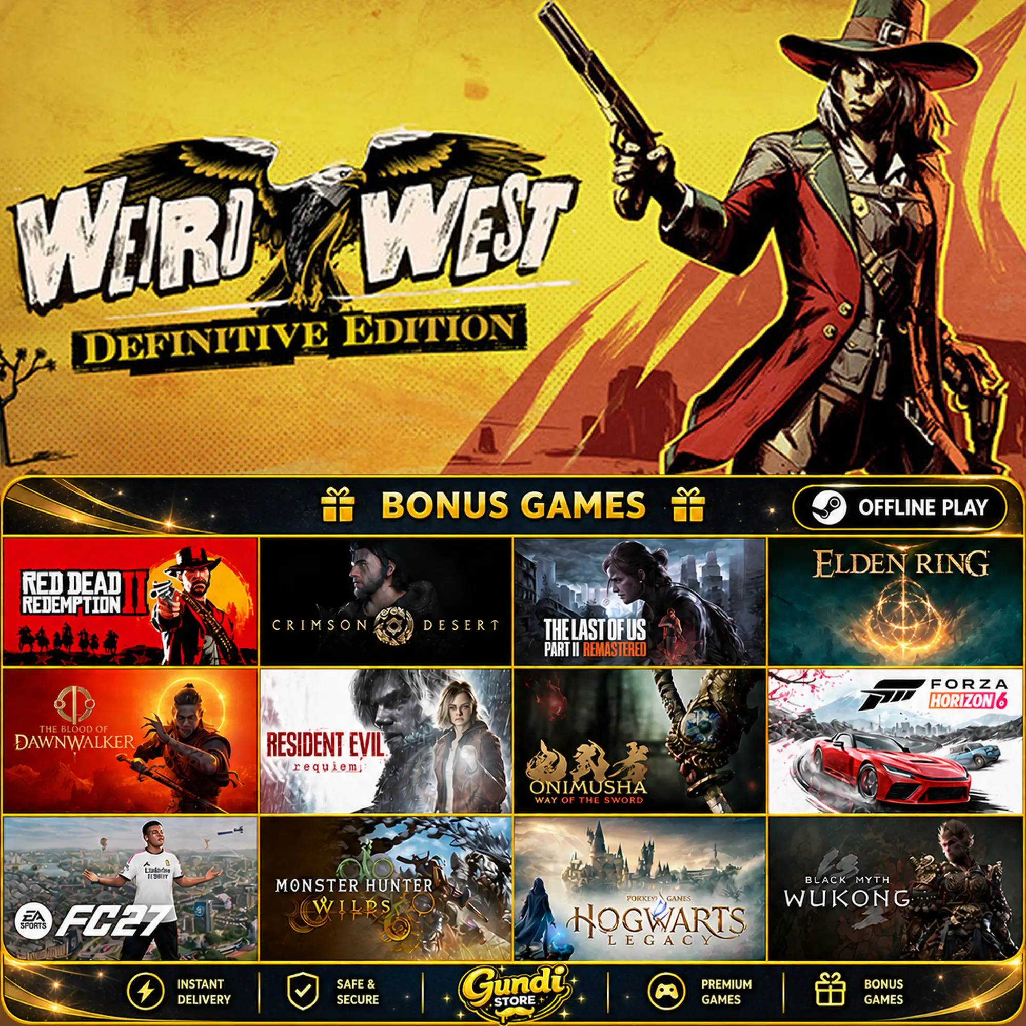 [AUTO CODE] - Weird West_ Definitive Edition + BONUS GAME