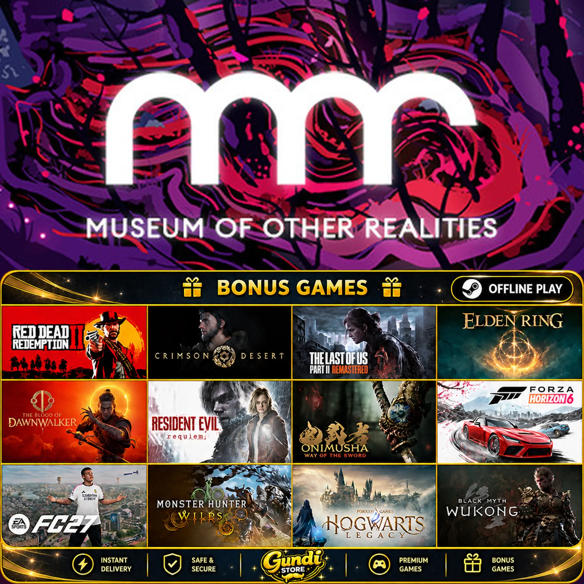 [AUTO CODE] - Museum of Other Realities + BONUS GAME