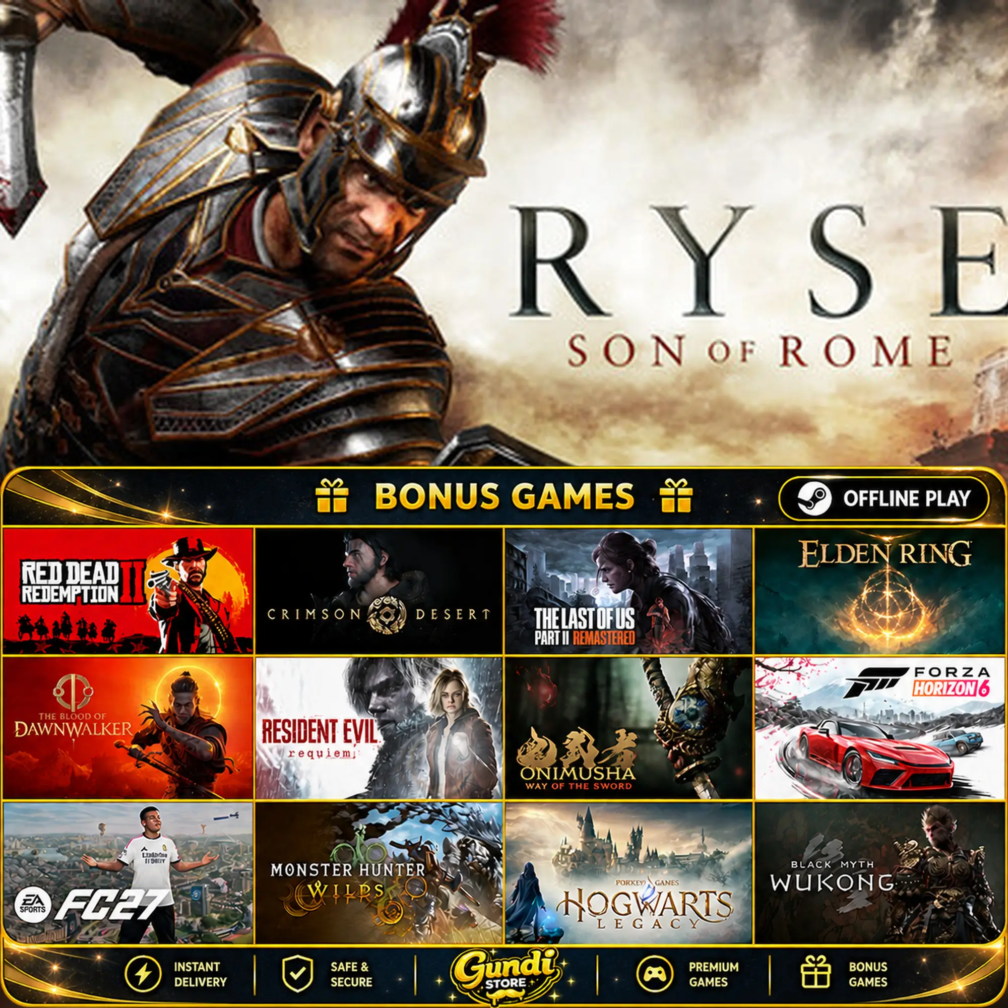 [AUTO CODE] - Ryse_ Son of Rome + BONUS GAME