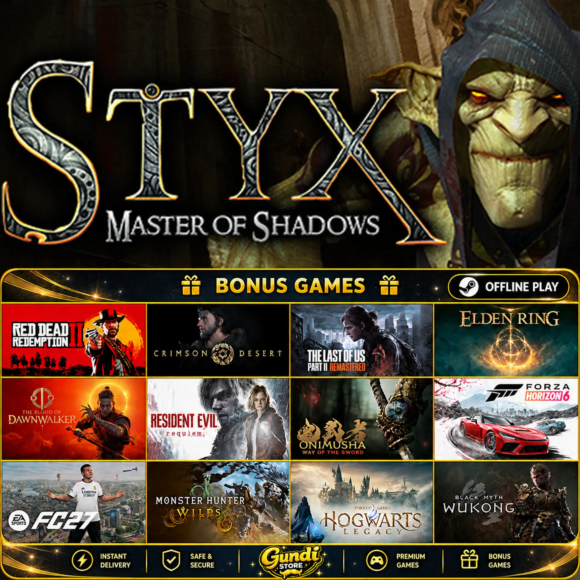 [AUTO CODE] - Styx_ Master of Shadows + BONUS GAME